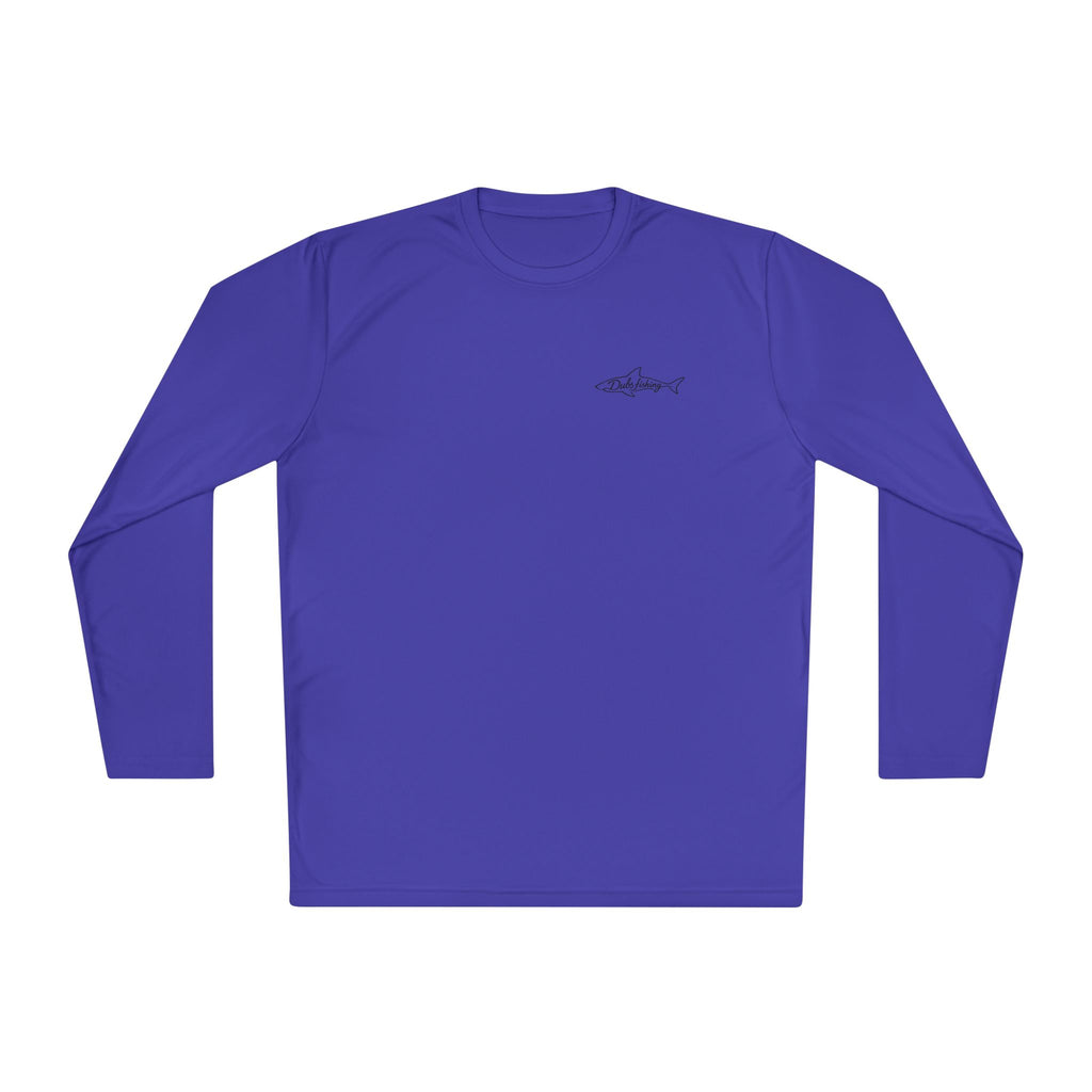 Fish More Worry Less Long Sleeve Athletic Tee