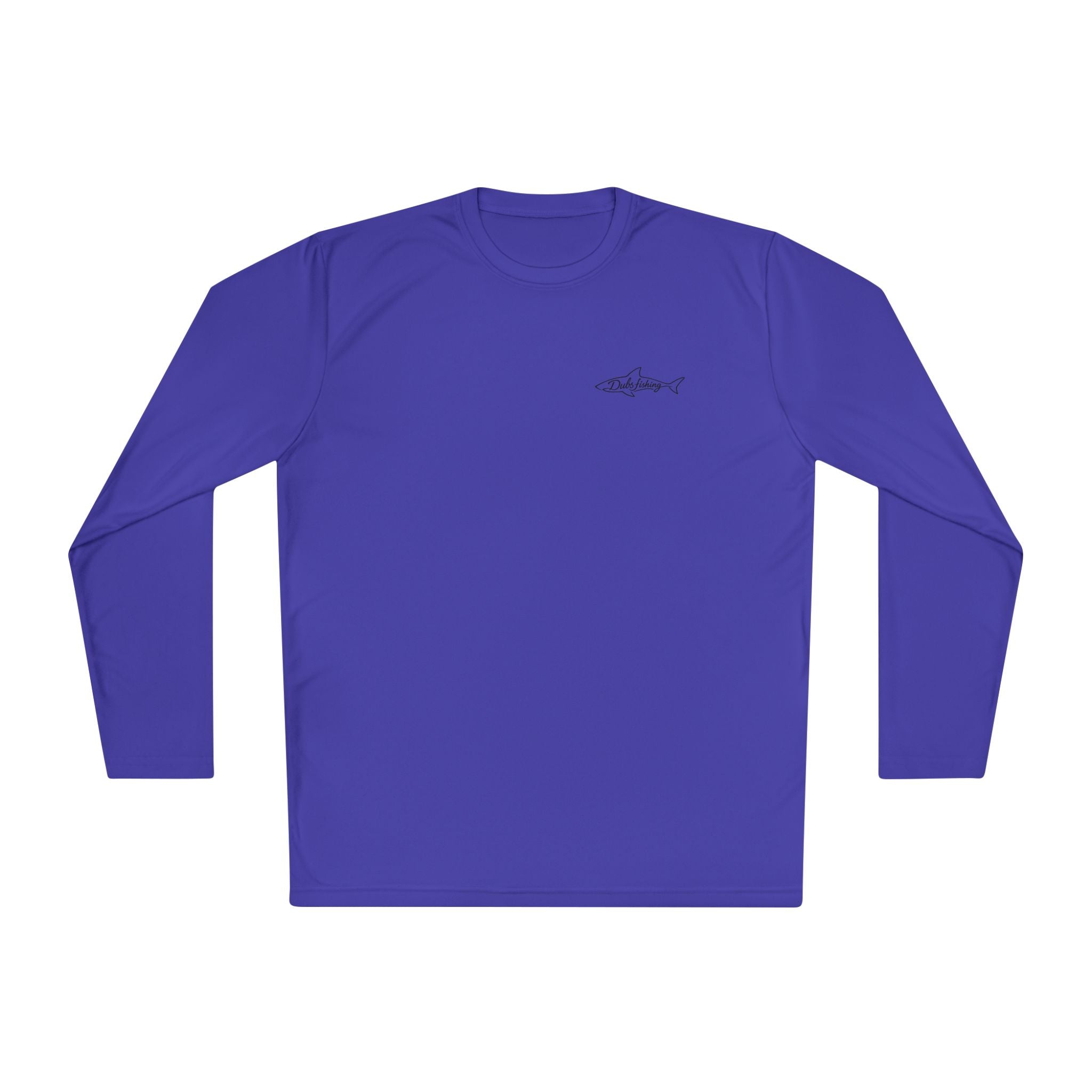 Fish More Worry Less Long Sleeve Athletic Tee