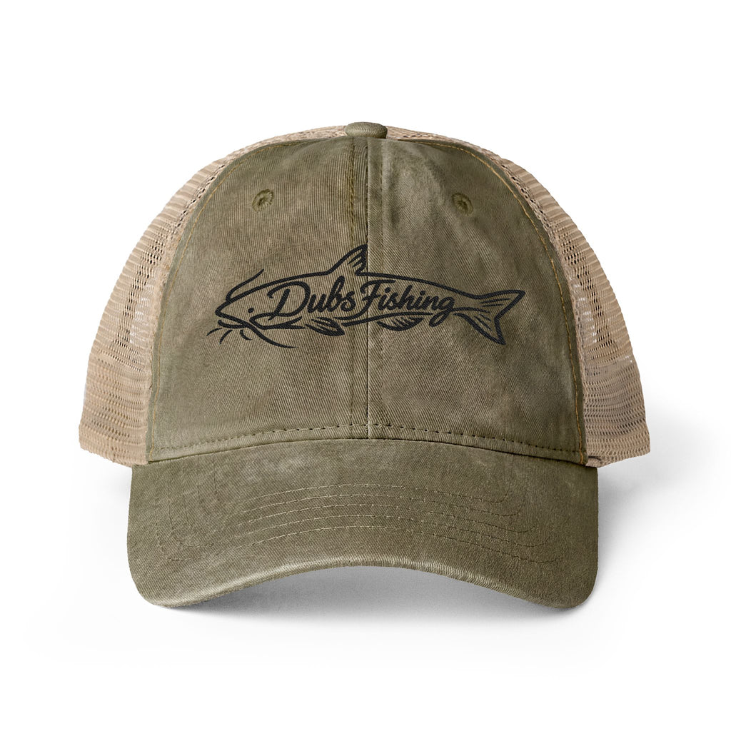 Women's Catfish Mesh-Back Cap | Black Embroidery