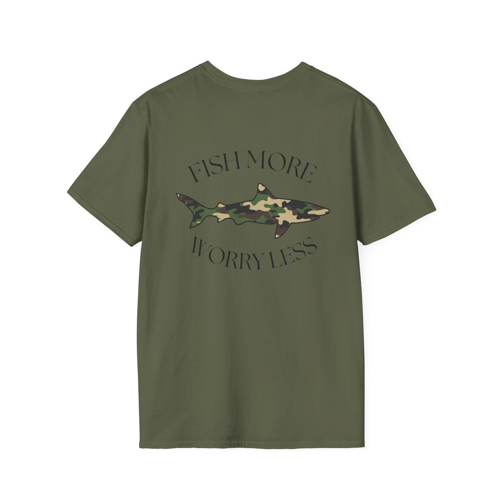 Fish More Worry Less T-Shirt