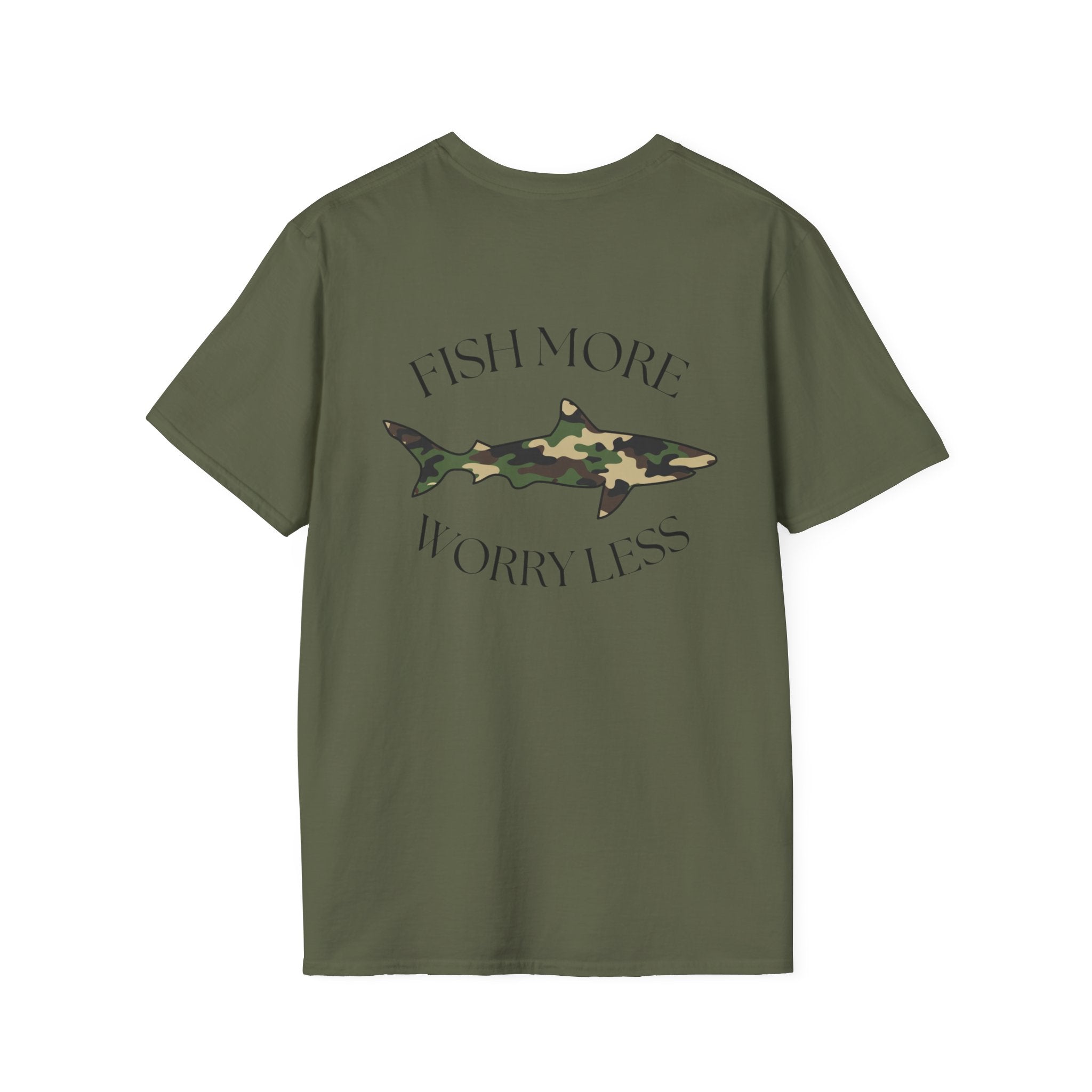 Fish More Worry Less T-Shirt