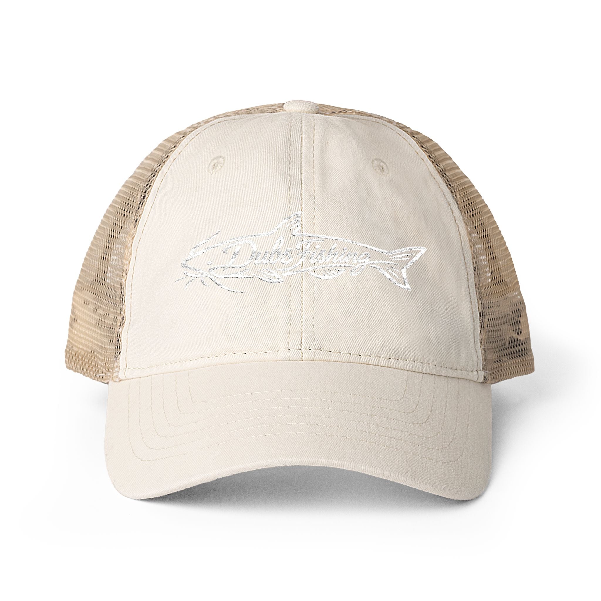Women's Catfish Mesh-Back Cap | White Embroidery