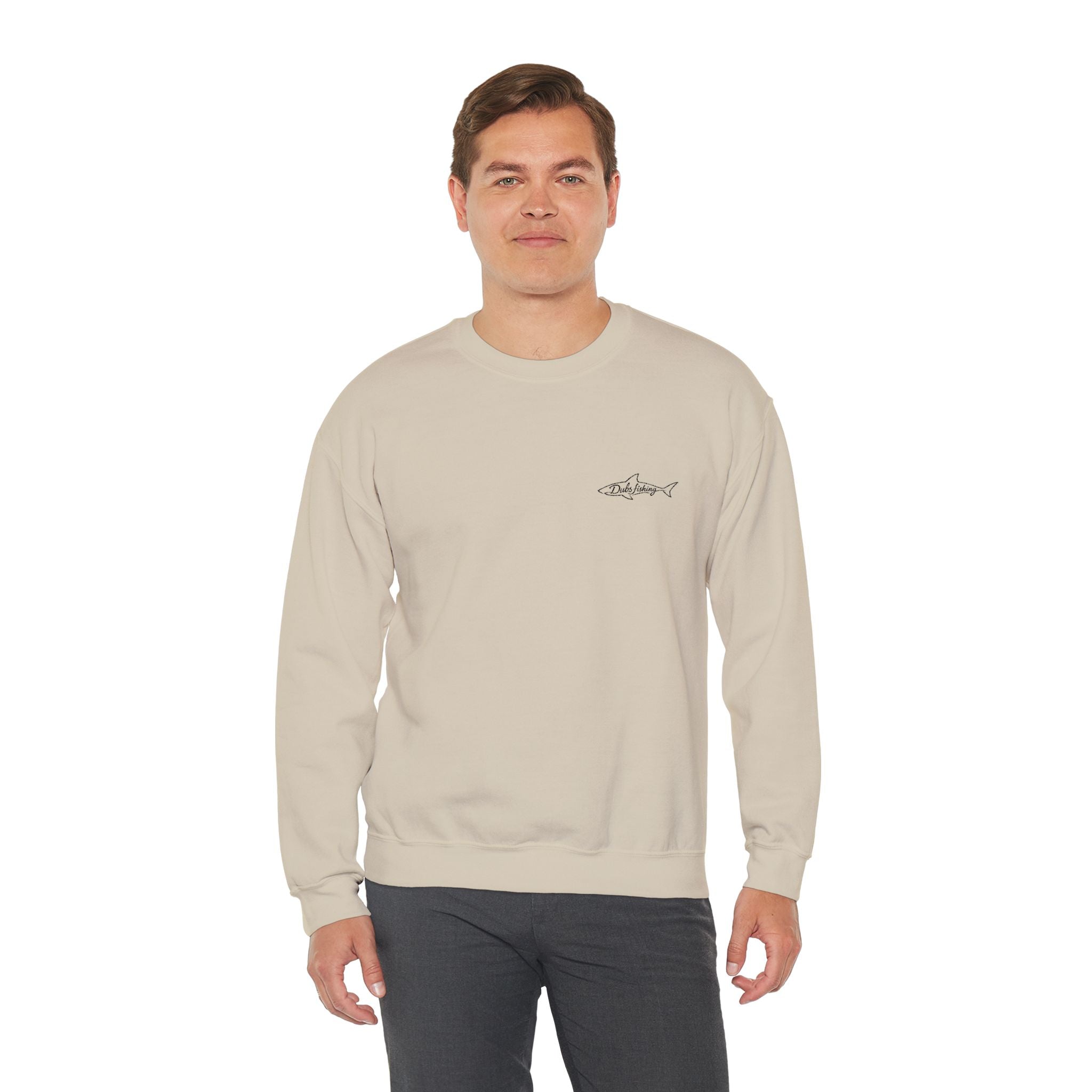 Shark Crewneck Sweatshirt | Black Embroidery