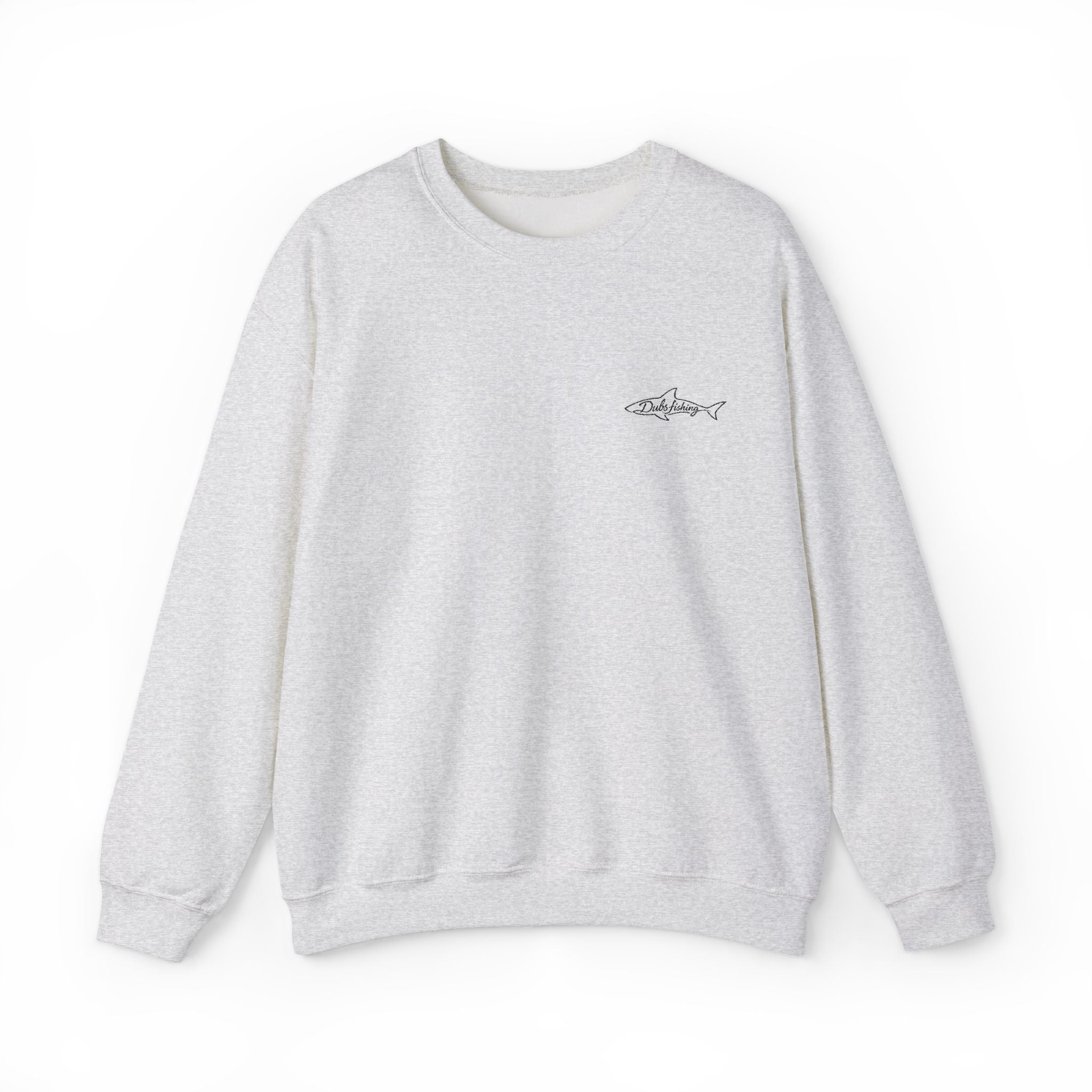 Shark Crewneck Sweatshirt | Black Embroidery