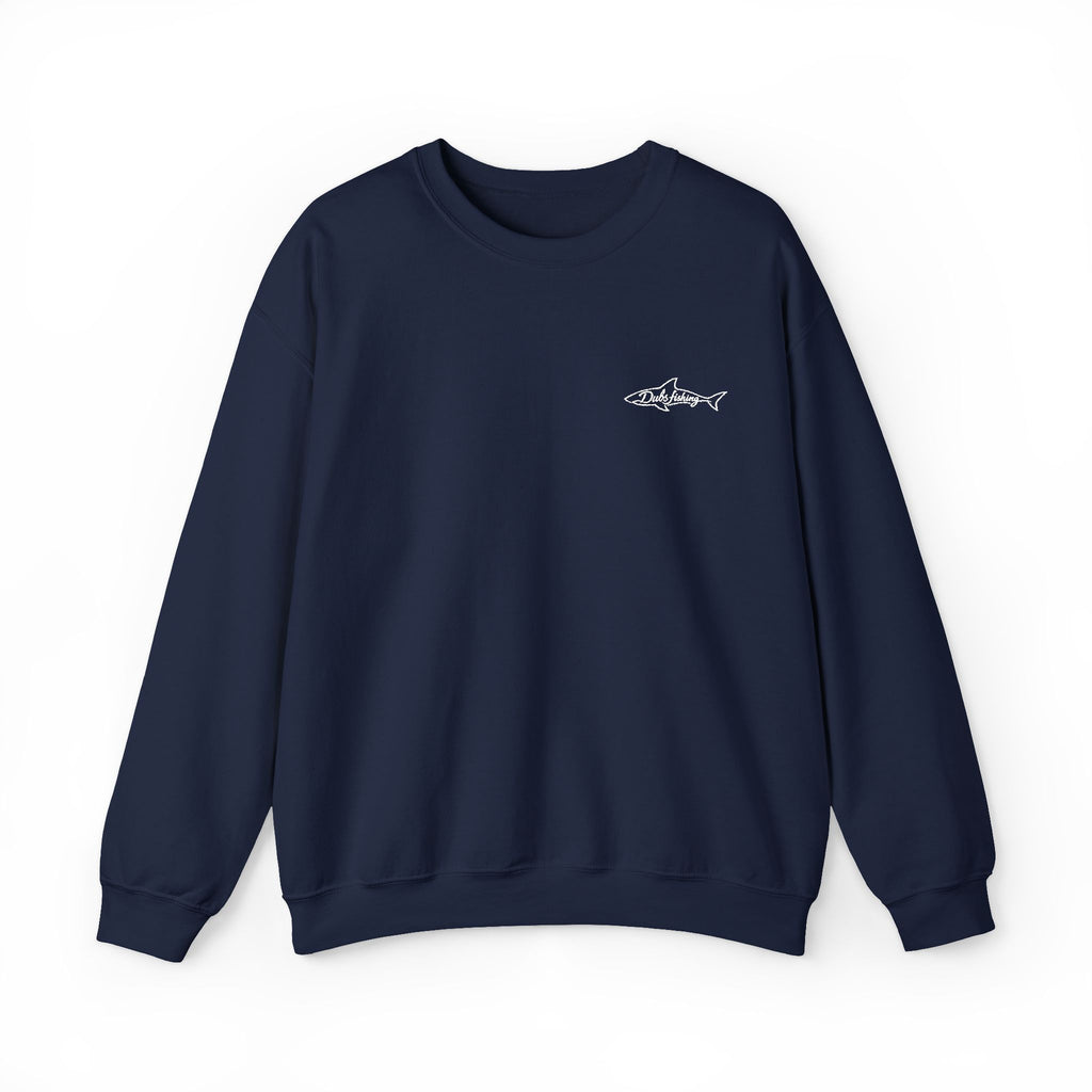 Shark Crewneck Sweatshirt | White Embroidery