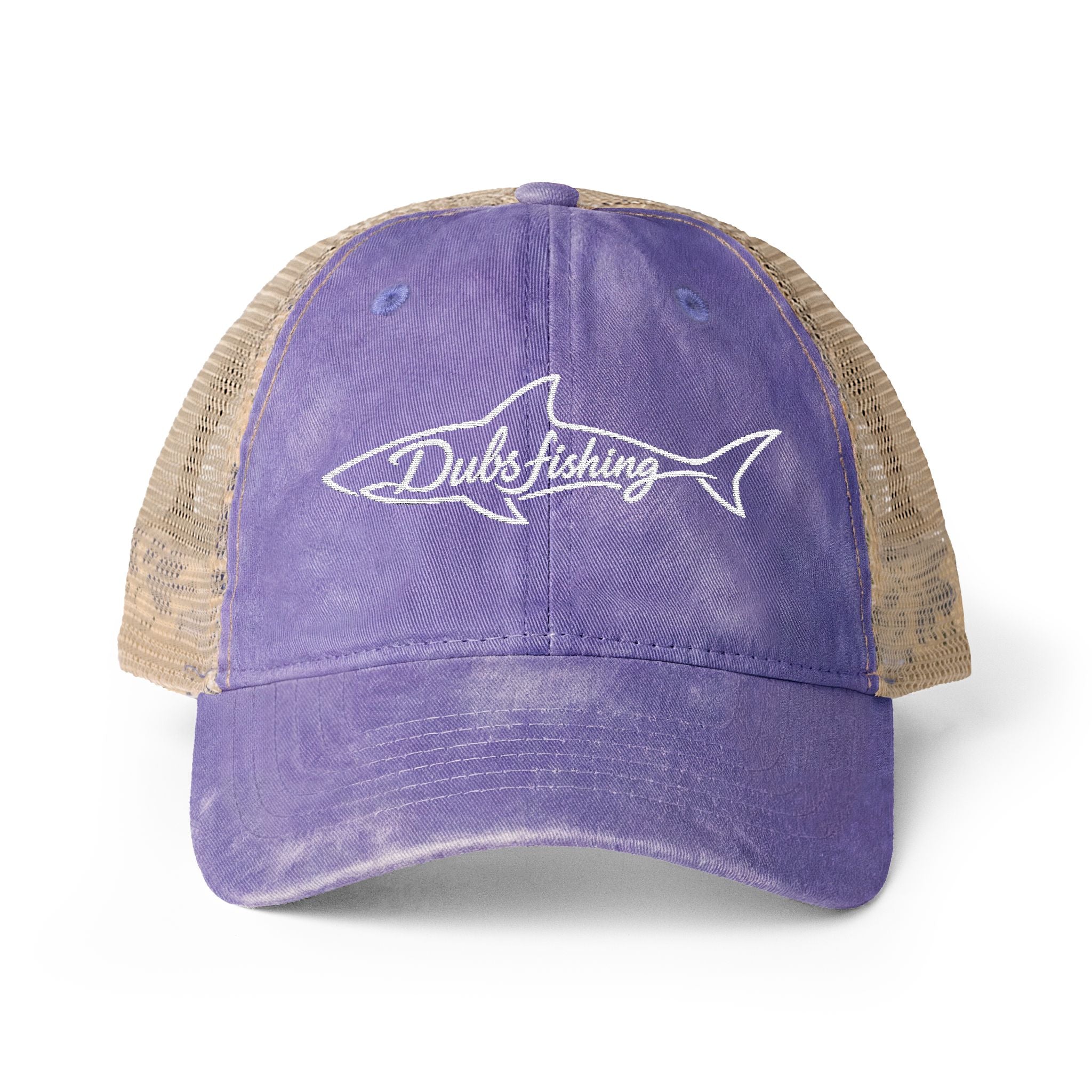 Women's Shark Mesh-Back Hat | White Embroidery