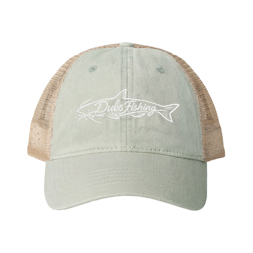 Women's Catfish Mesh-Back Cap | White Embroidery