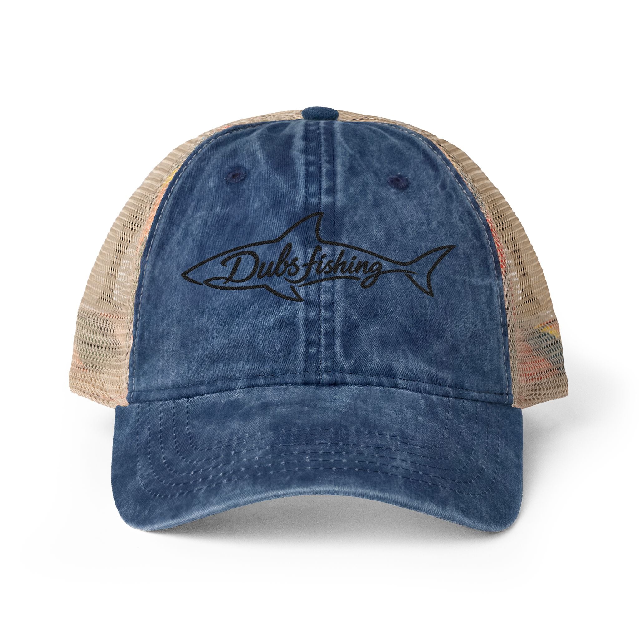 Women's Shark Mesh-Back Hat | Black Embroidery