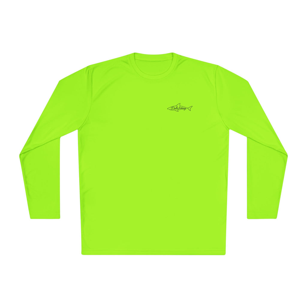 Fish More Worry Less Long Sleeve Athletic Tee