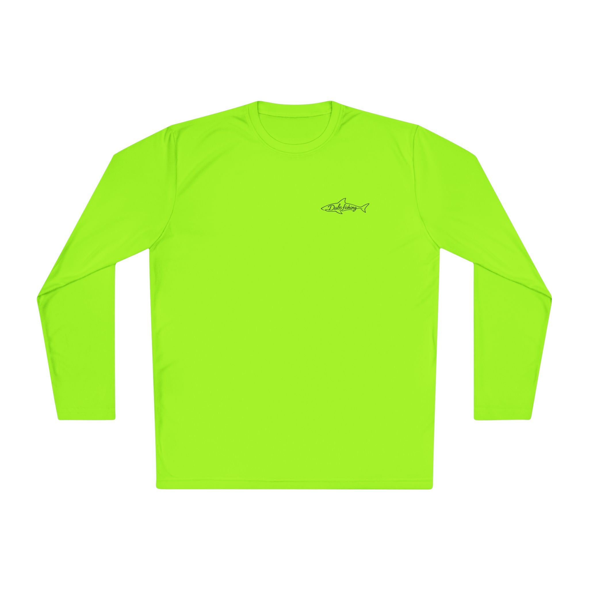 Fish More Worry Less Long Sleeve Athletic Tee