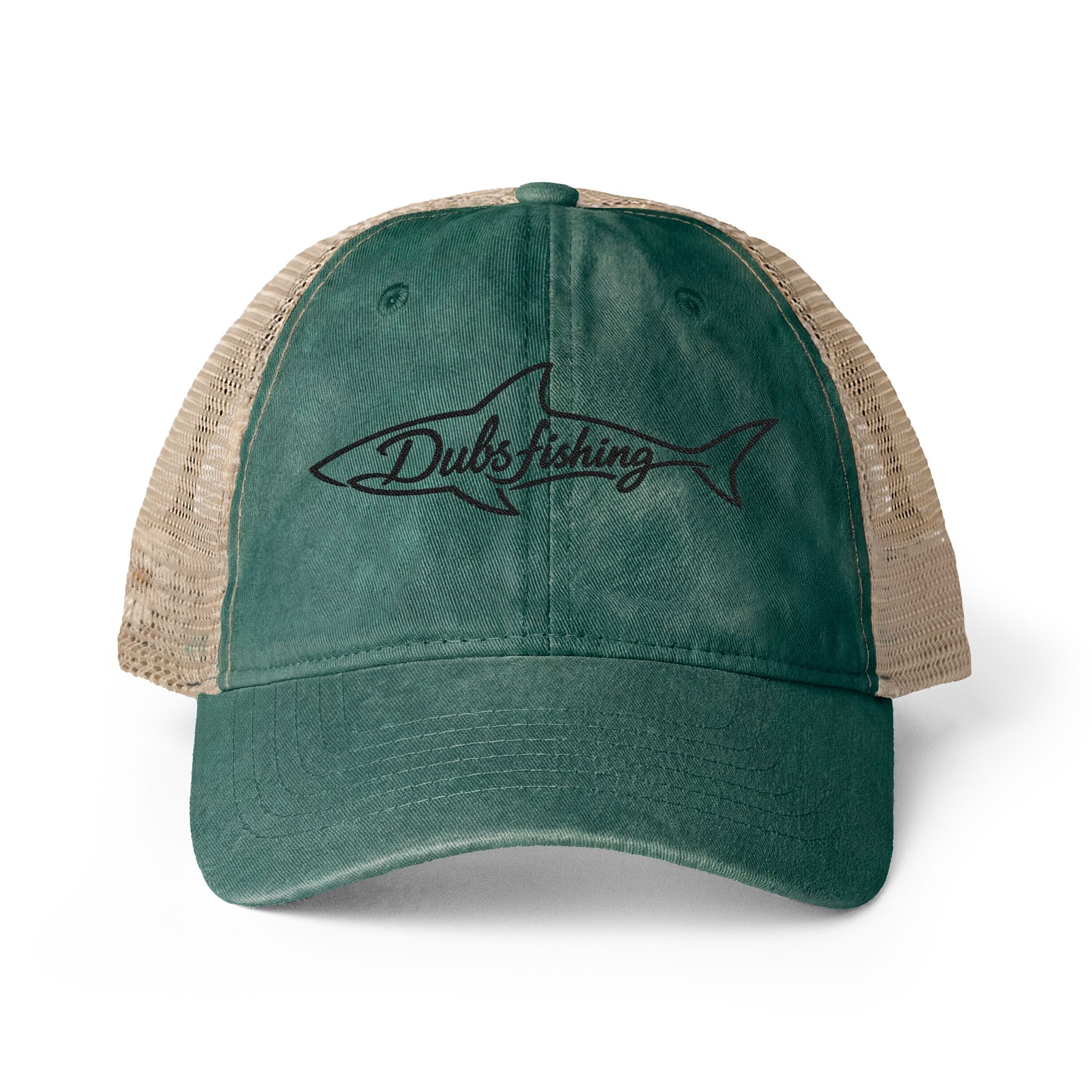 Women's Shark Mesh-Back Hat | Black Embroidery