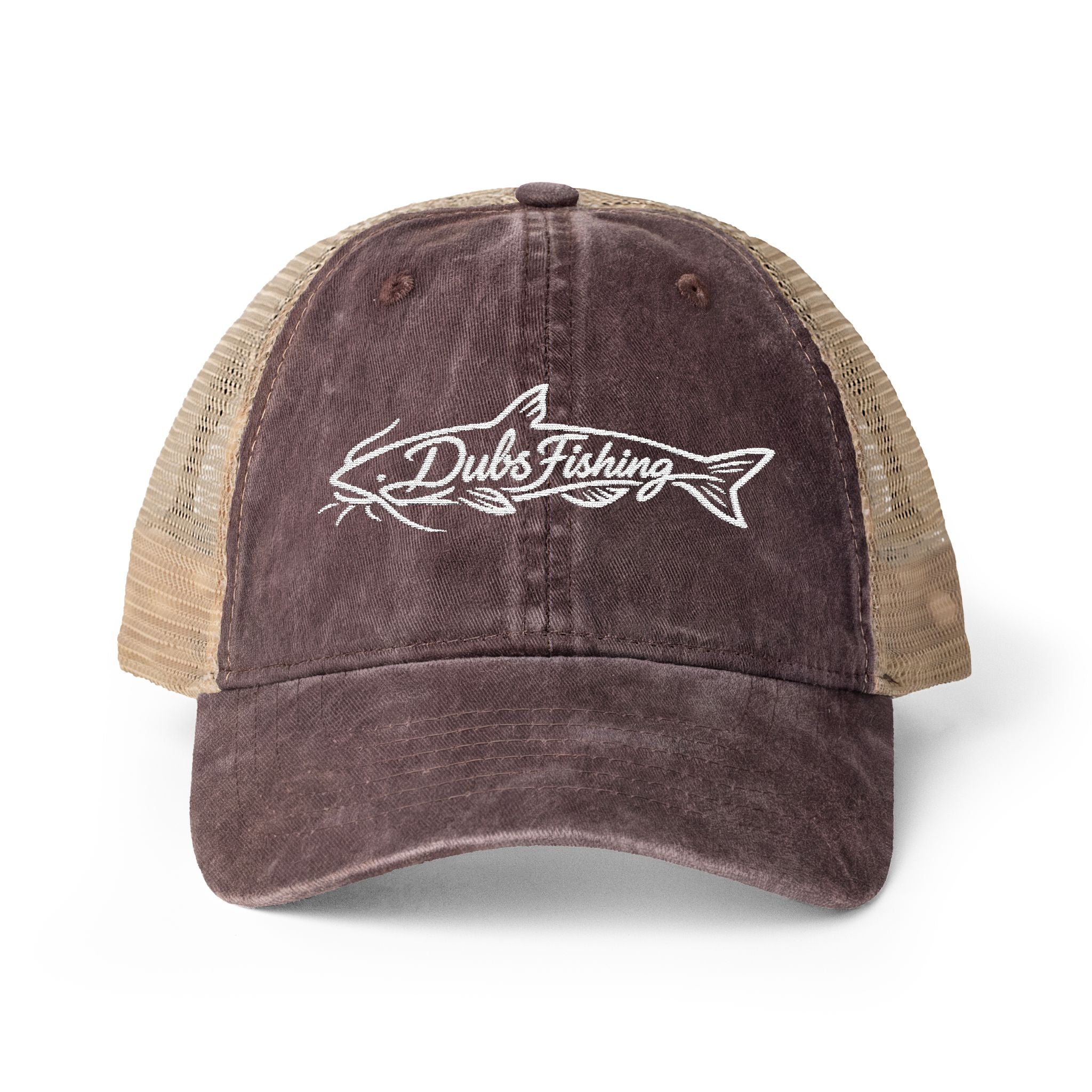 Women's Catfish Mesh-Back Cap | White Embroidery