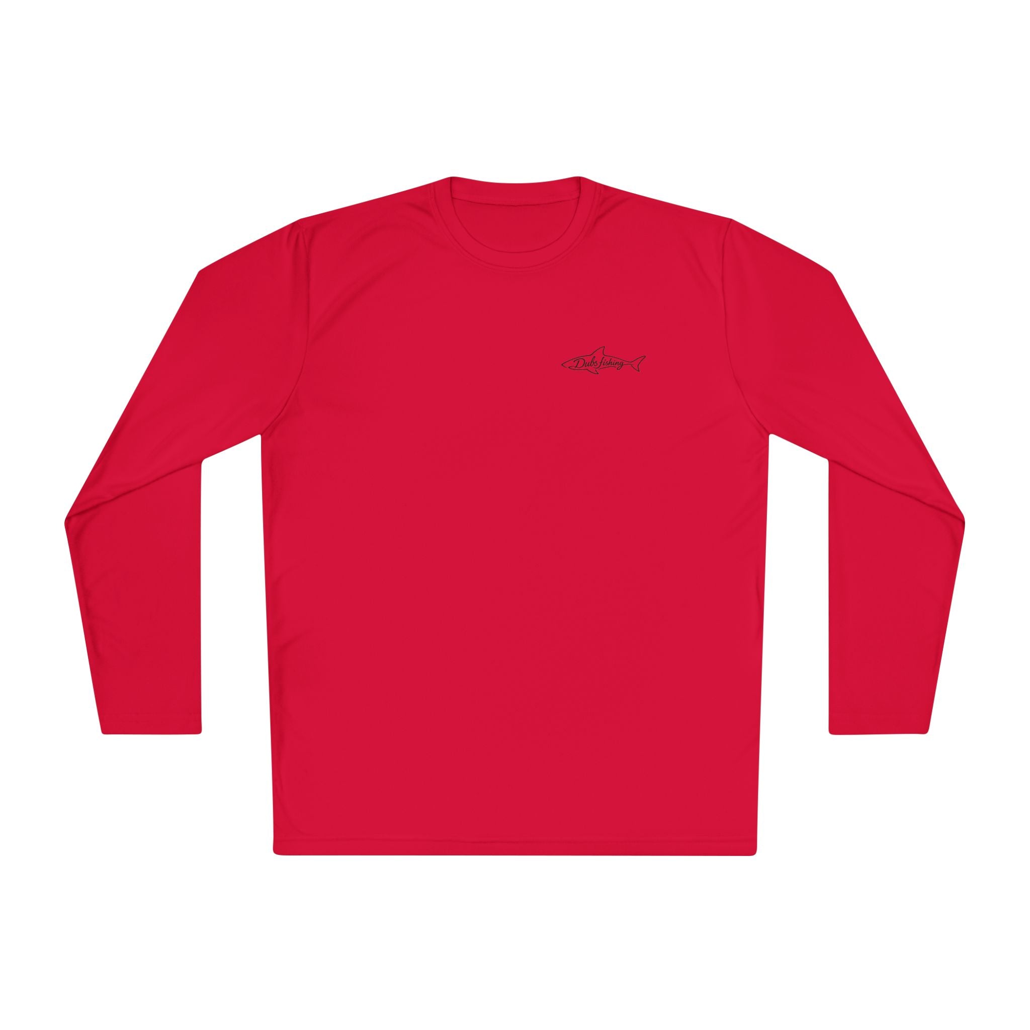 Fish More Worry Less Long Sleeve Athletic Tee