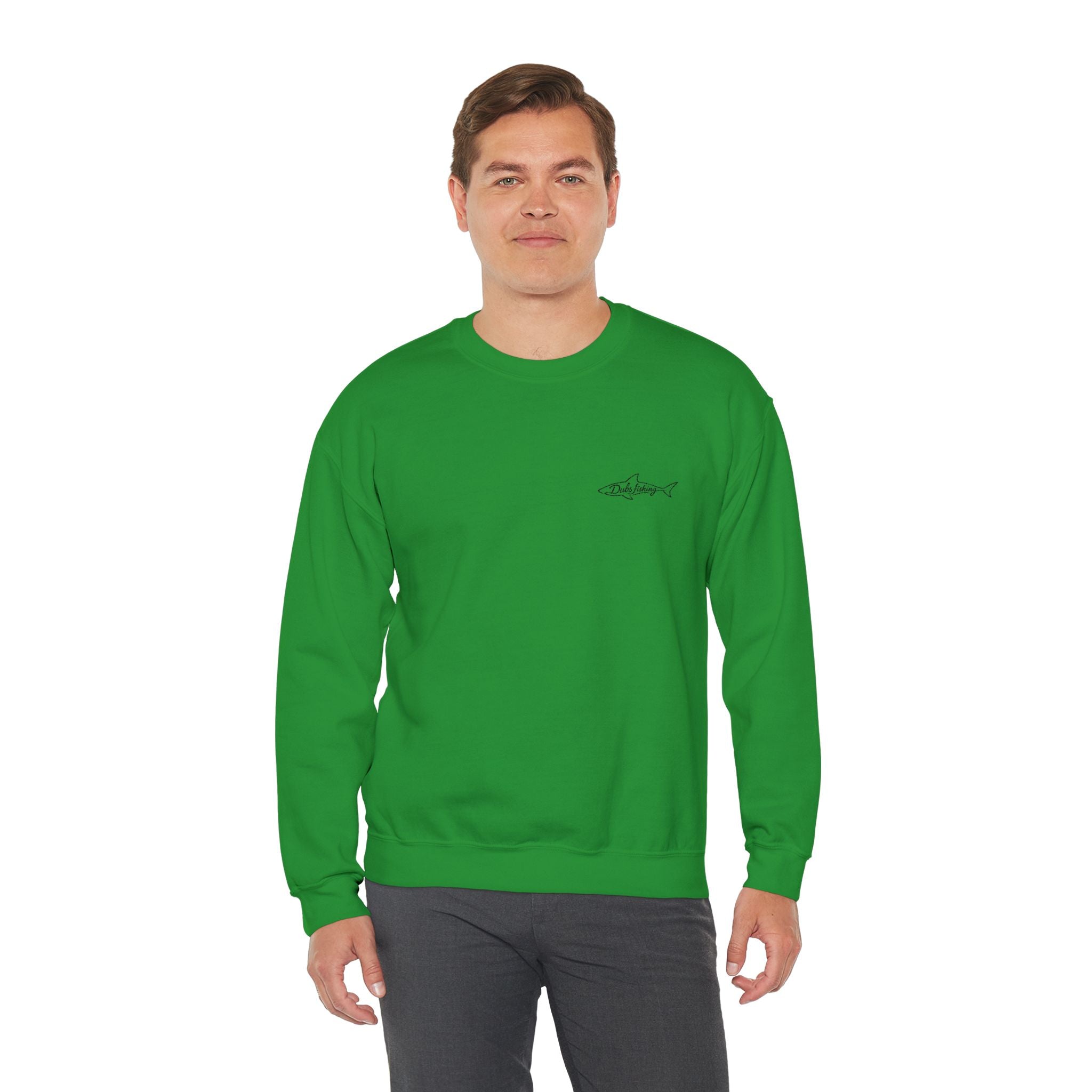 Shark Crewneck Sweatshirt | Black Embroidery