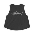 Women's Shark Crop Top