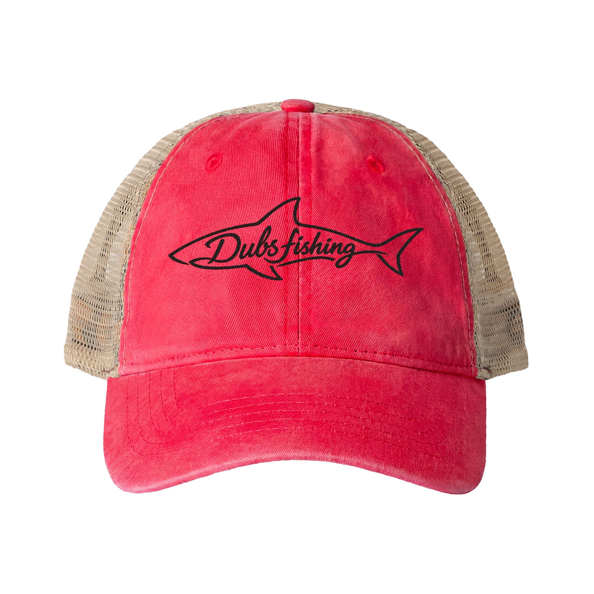 Women's Shark Mesh-Back Hat | Black Embroidery