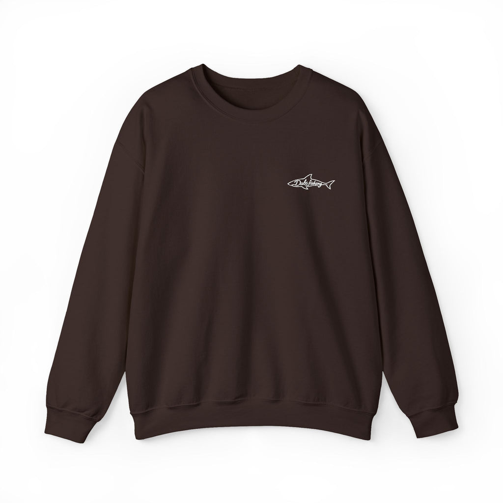 Shark Crewneck Sweatshirt | White Embroidery