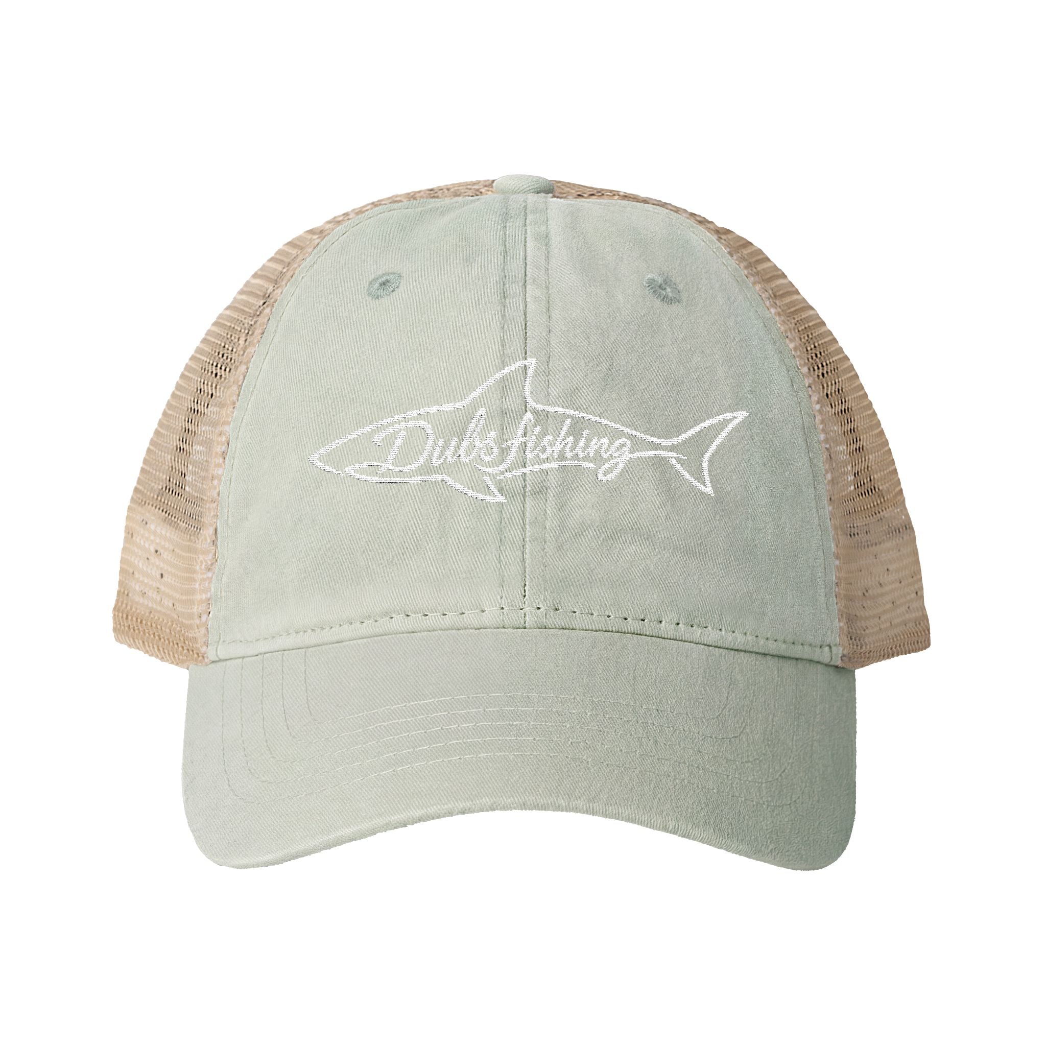 Women's Shark Mesh-Back Hat | White Embroidery