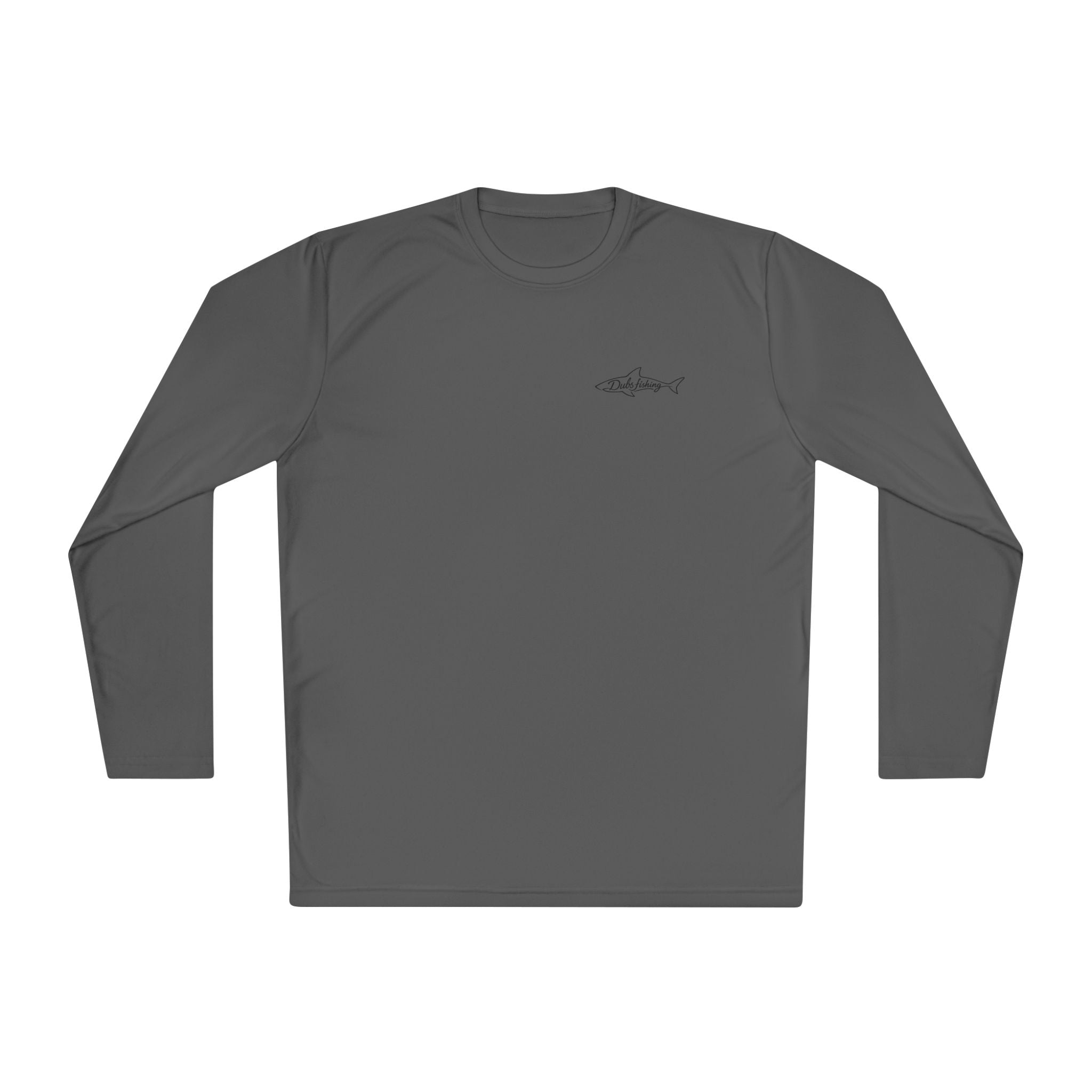 Fish More Worry Less Long Sleeve Athletic Tee
