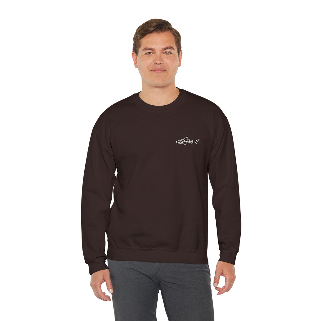 Shark Crewneck Sweatshirt | White Embroidery
