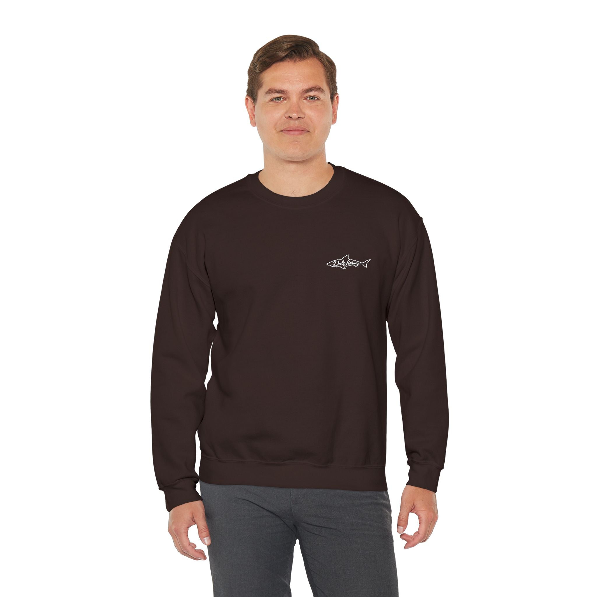 Shark Crewneck Sweatshirt | White Embroidery