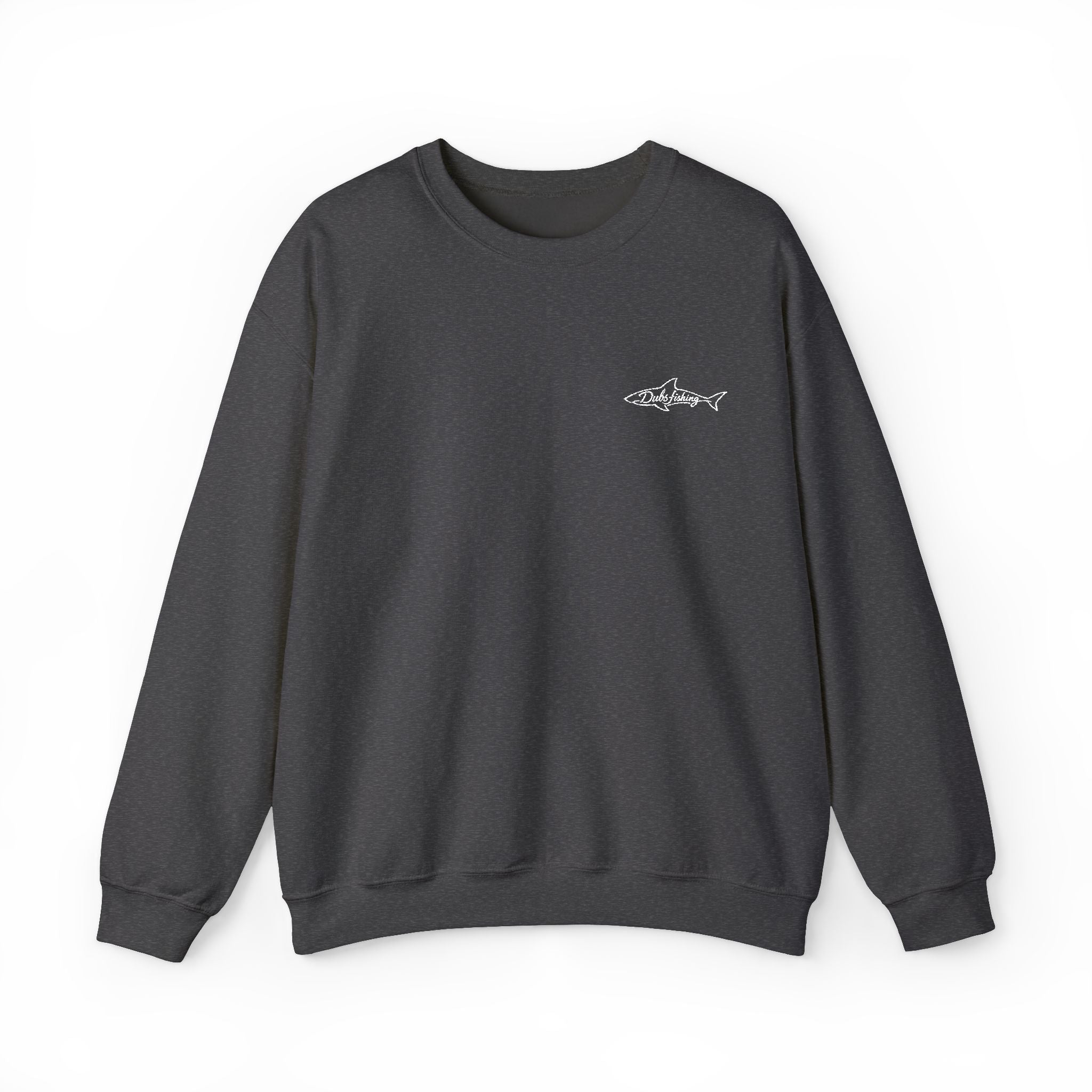 Shark Crewneck Sweatshirt | White Embroidery