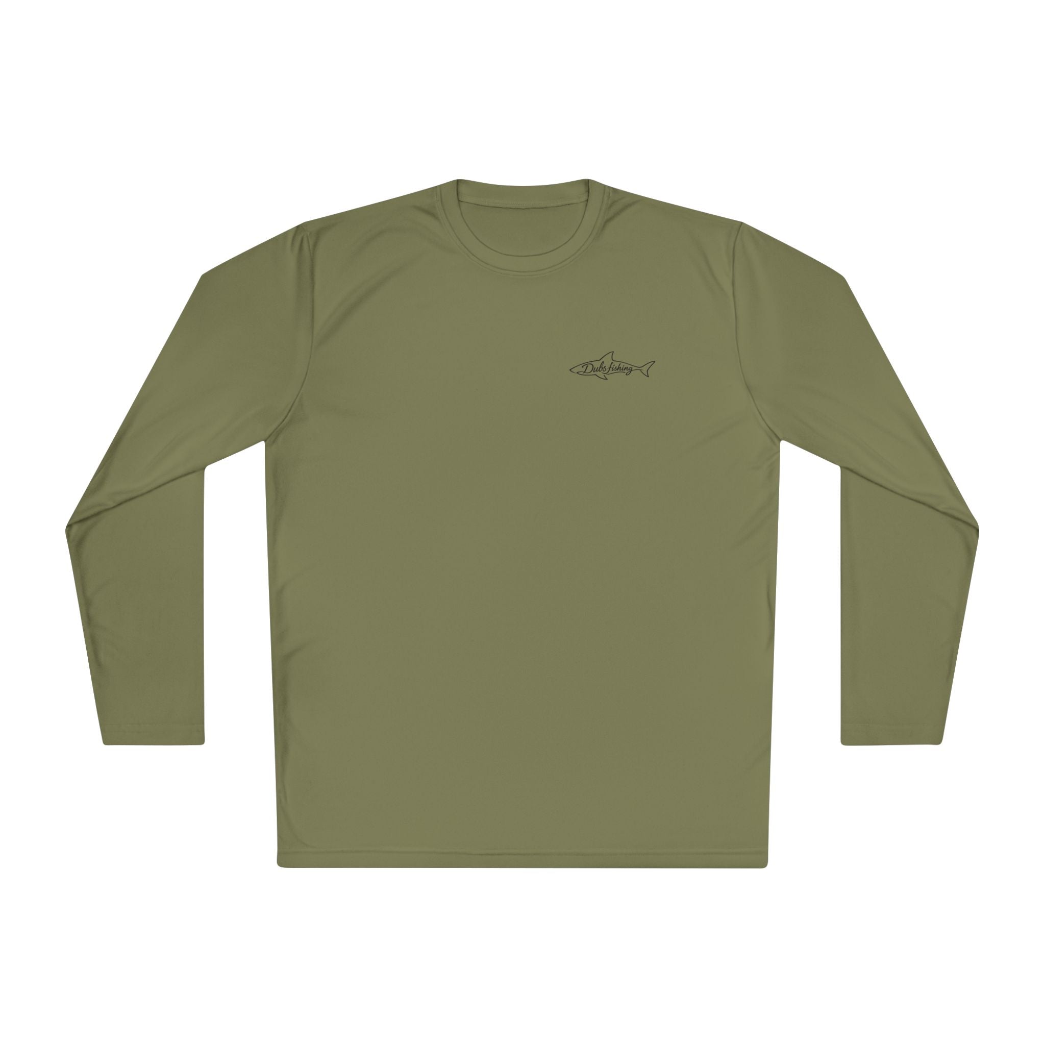 Fish More Worry Less Long Sleeve Athletic Tee