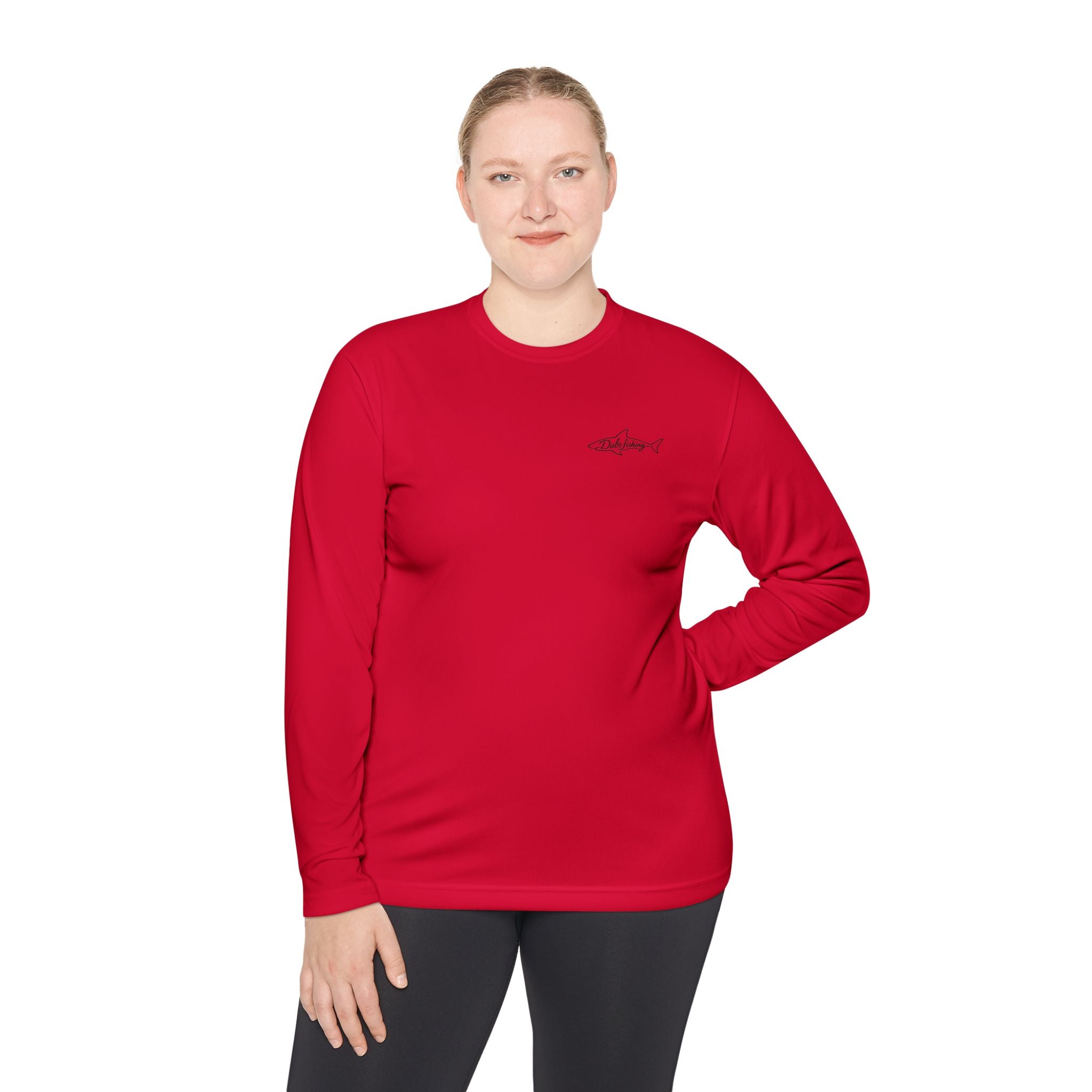 Fish More Worry Less Long Sleeve Athletic Tee