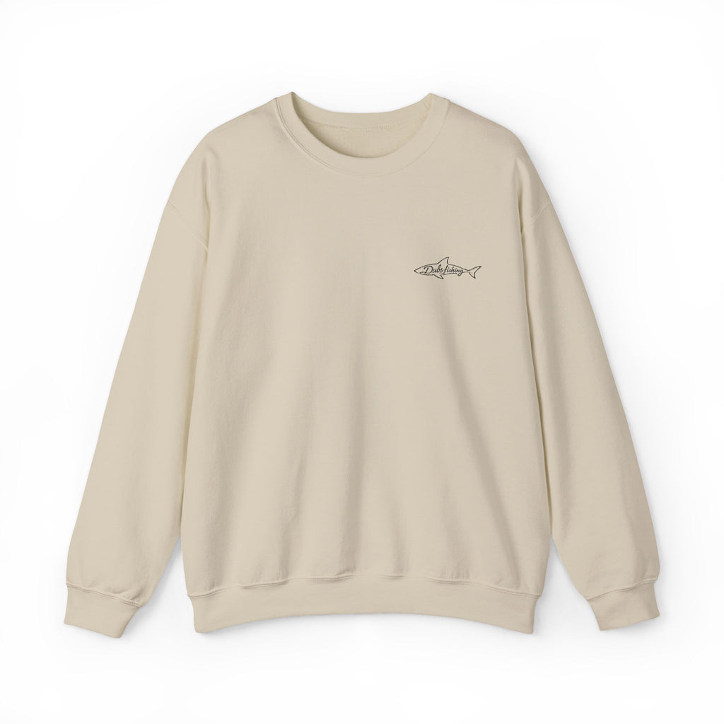 Shark Crewneck Sweatshirt | Black Embroidery
