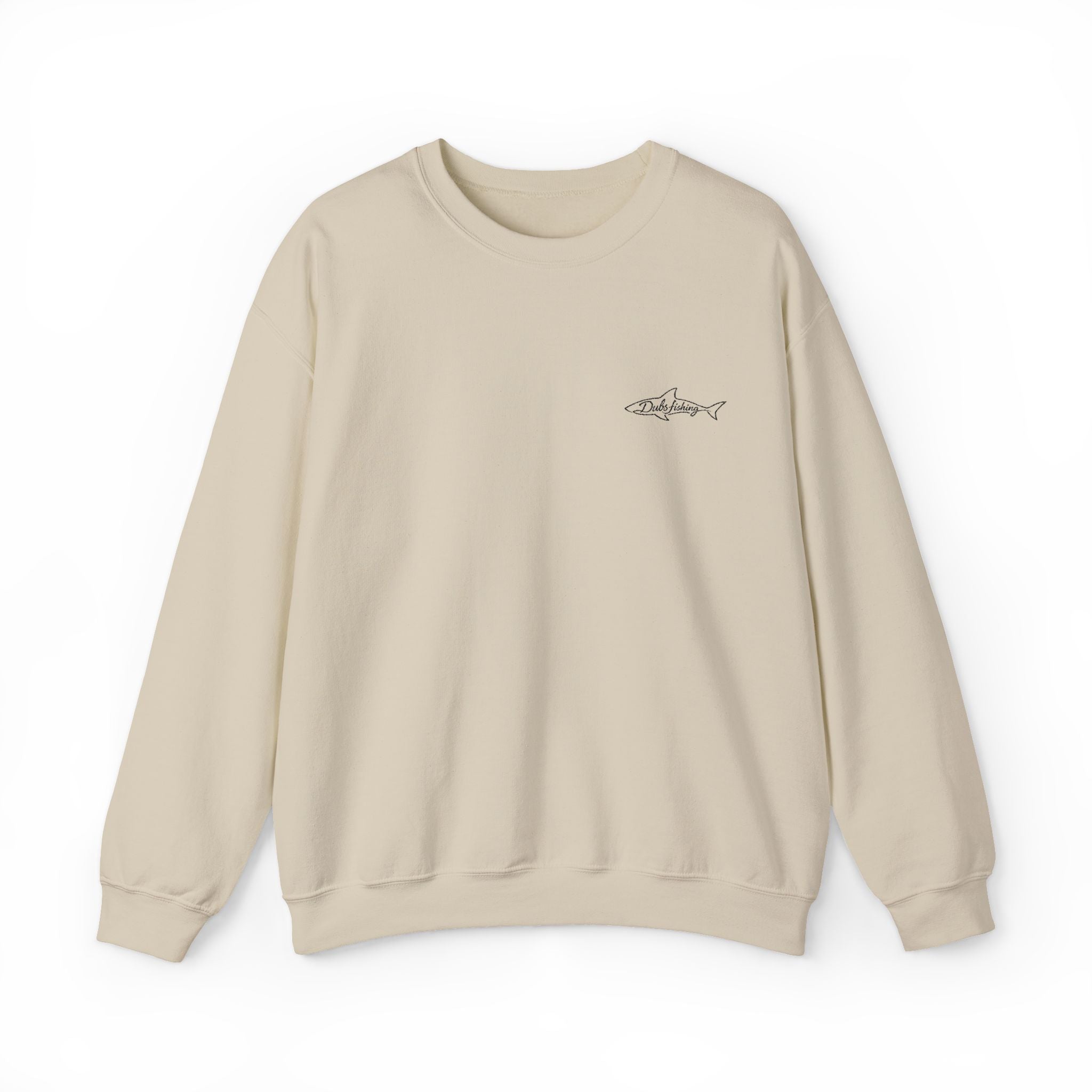 Shark Crewneck Sweatshirt | Black Embroidery