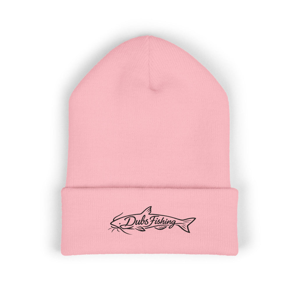 Cuffed Catfish Logo Beanie | Black Embroidery