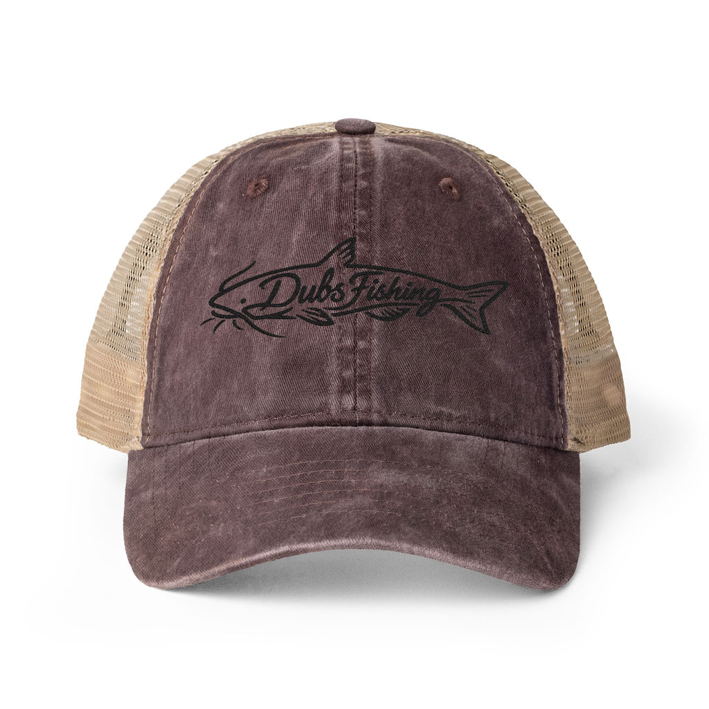 Women's Catfish Mesh-Back Cap | Black Embroidery