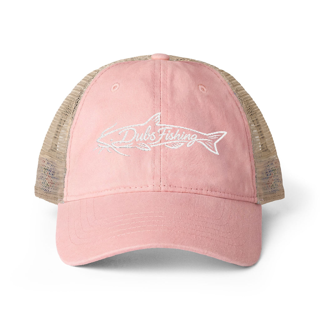 Women's Catfish Mesh-Back Cap | White Embroidery