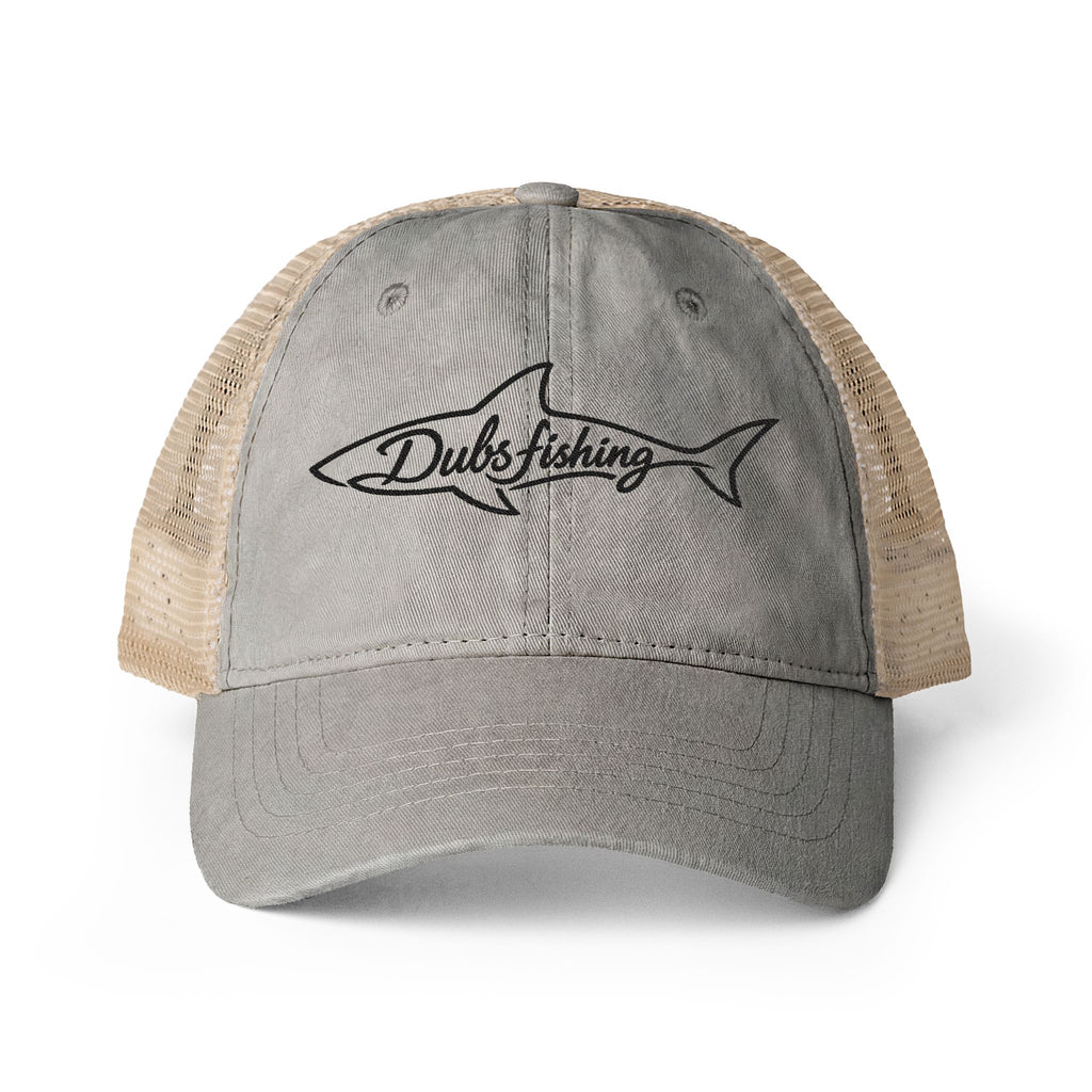 Women's Shark Mesh-Back Hat | Black Embroidery