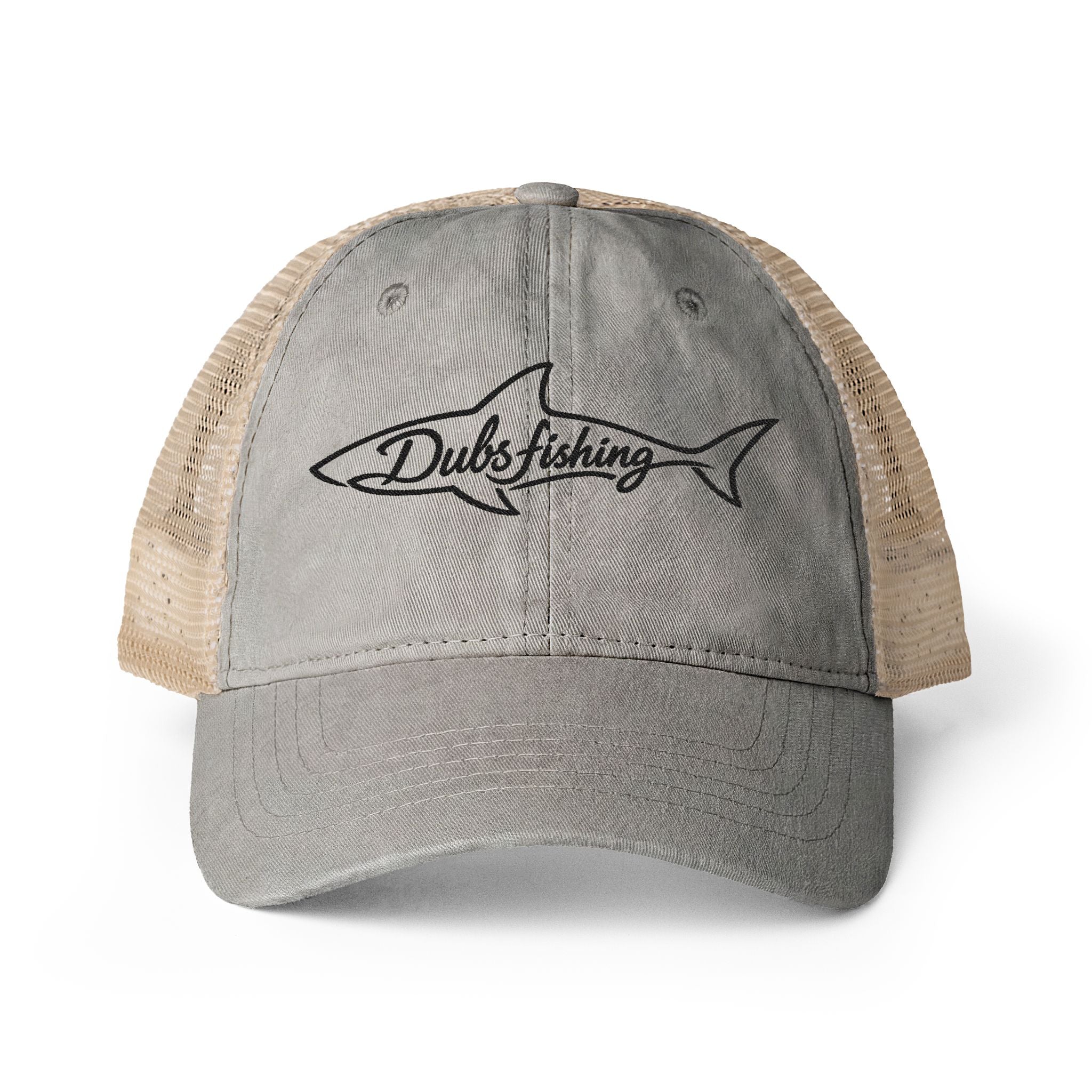 Women's Shark Mesh-Back Hat | Black Embroidery