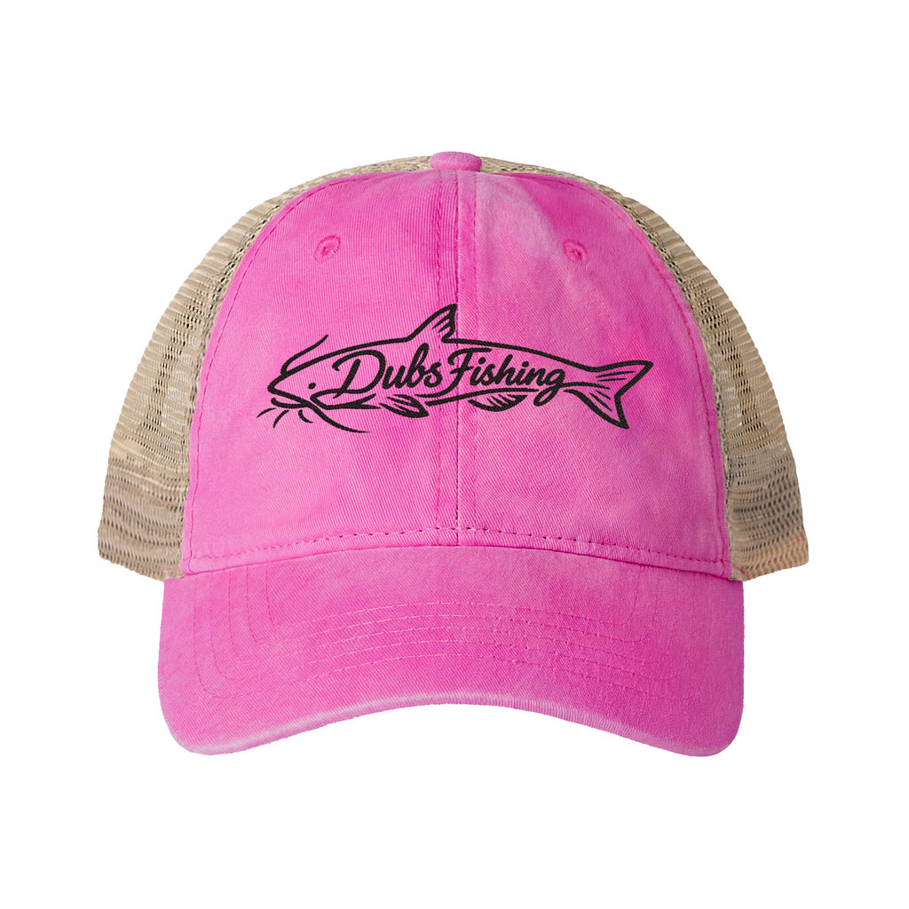 Women's Catfish Mesh-Back Cap | Black Embroidery