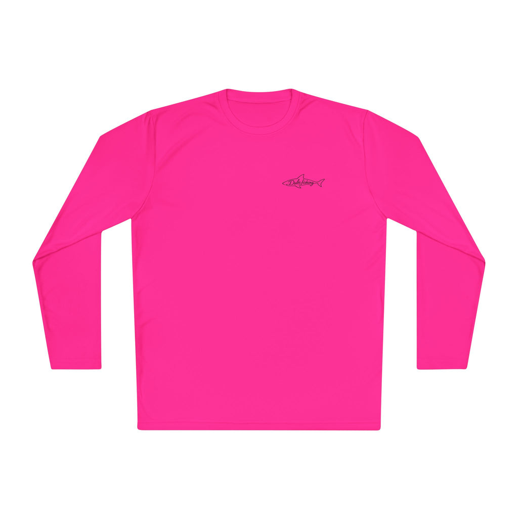 Fish More Worry Less Long Sleeve Athletic Tee