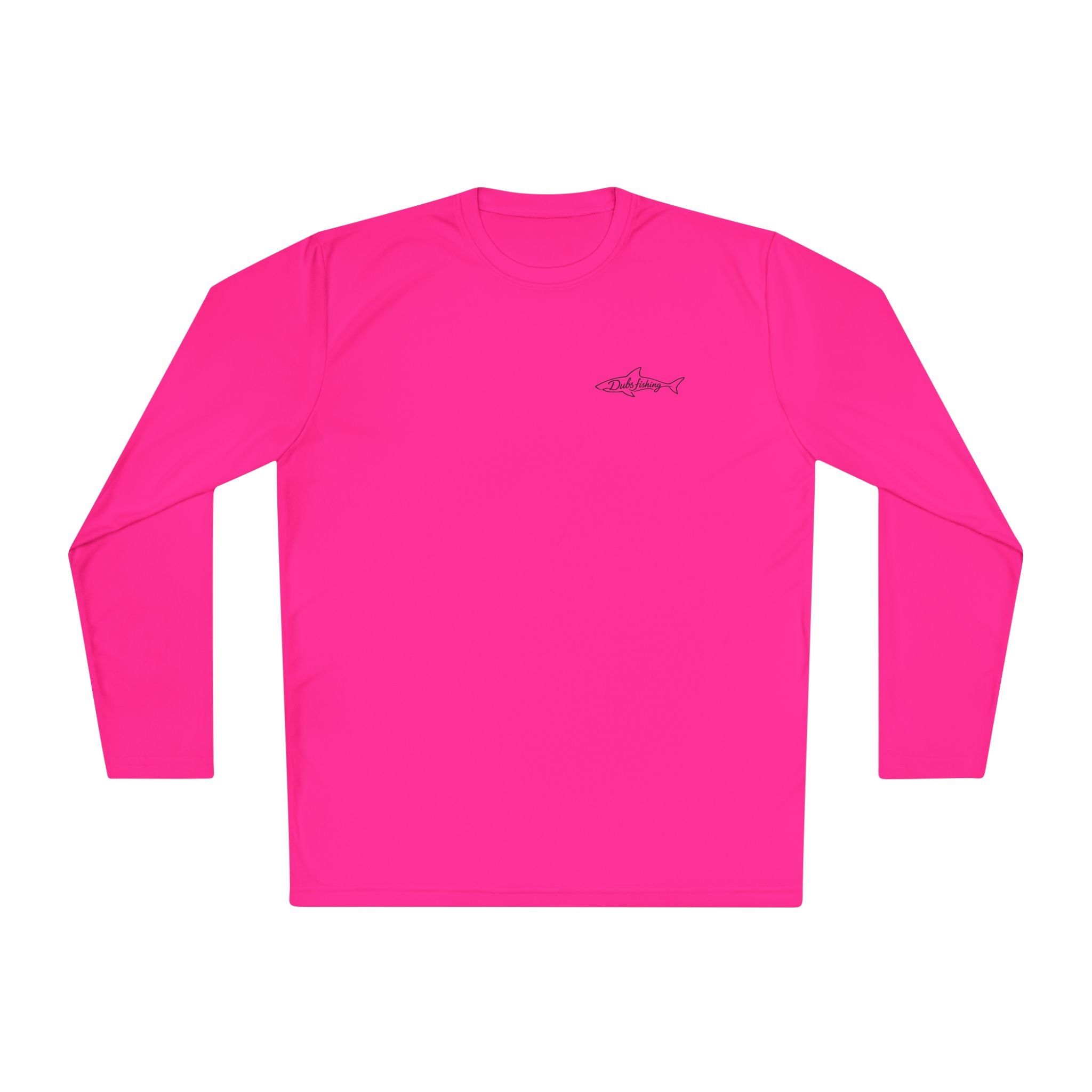 Fish More Worry Less Long Sleeve Athletic Tee