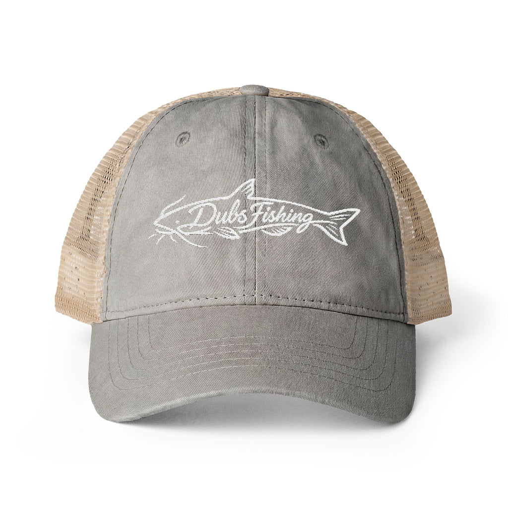 Women's Catfish Mesh-Back Cap | White Embroidery