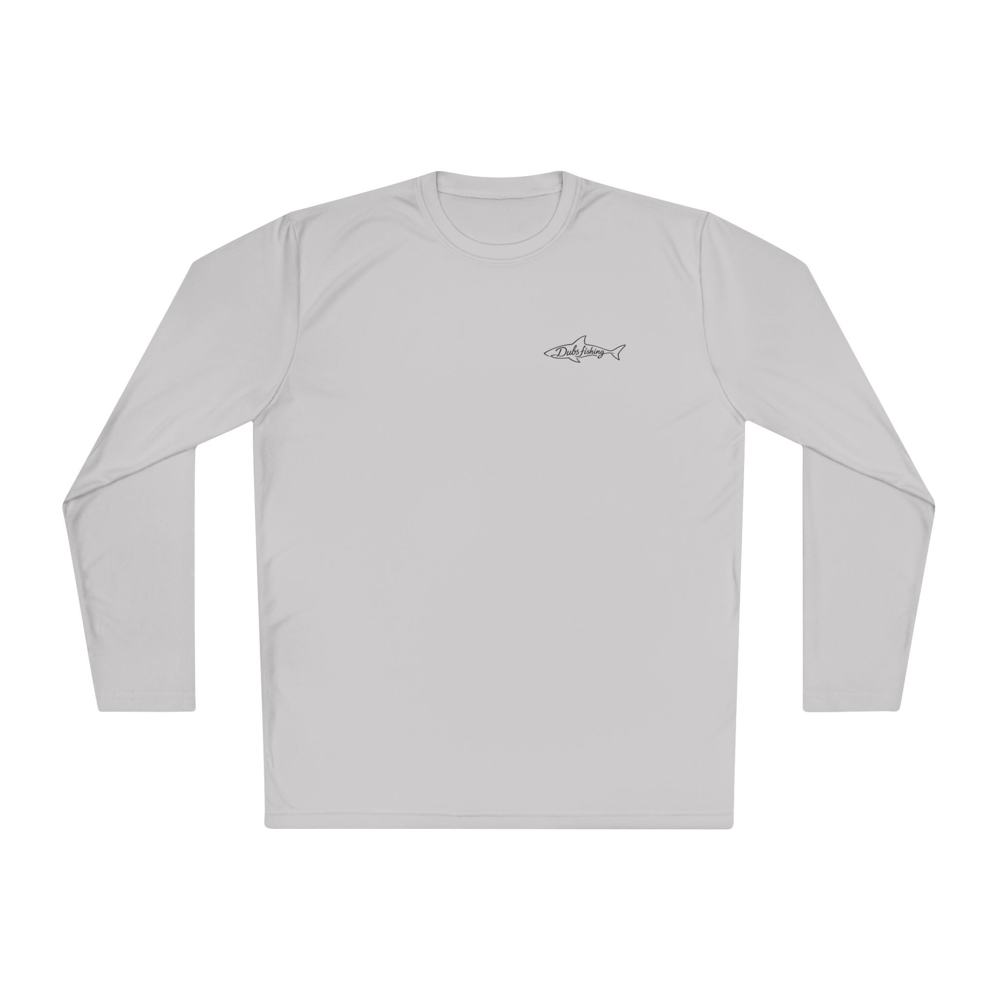 Fish More Worry Less Long Sleeve Athletic Tee