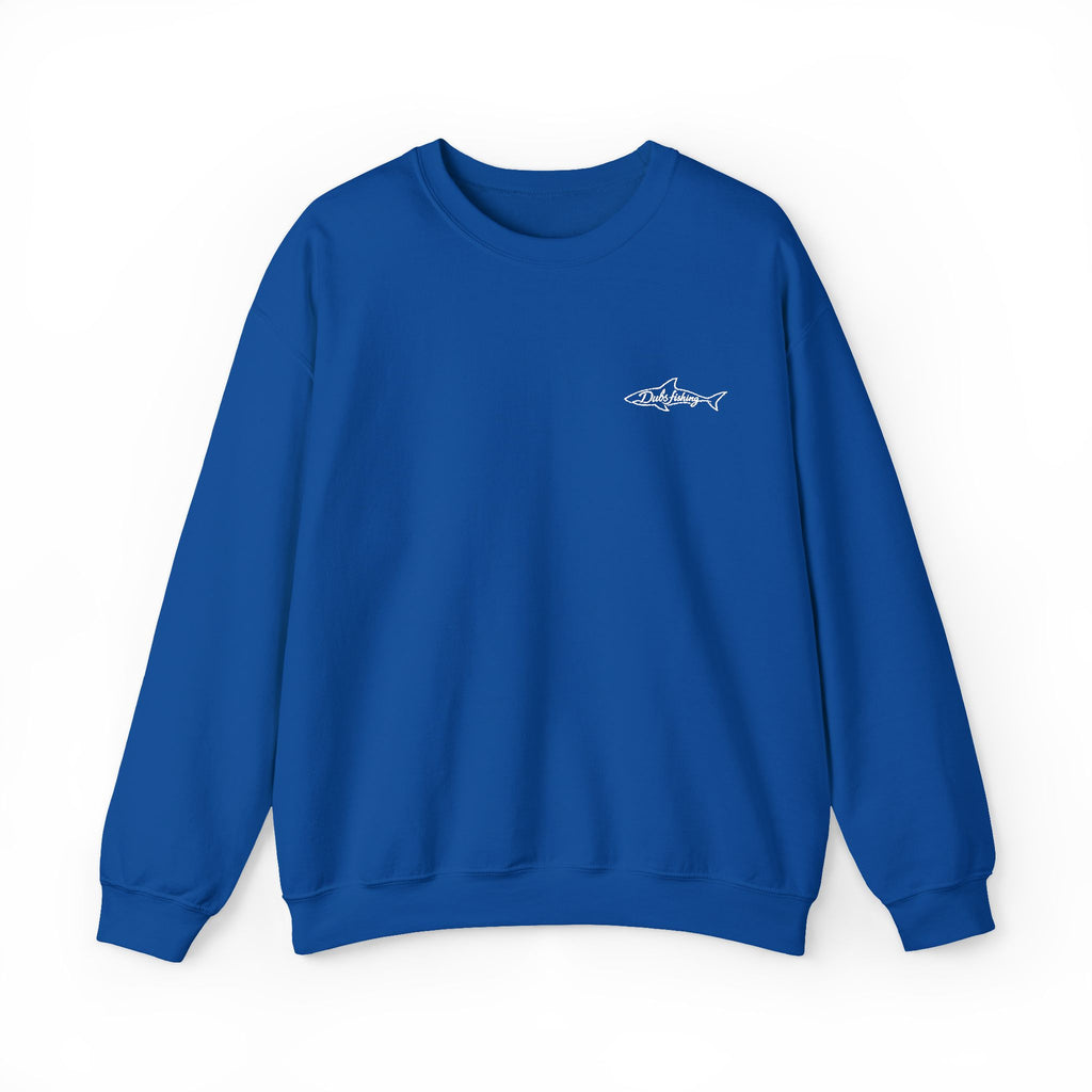 Shark Crewneck Sweatshirt | White Embroidery