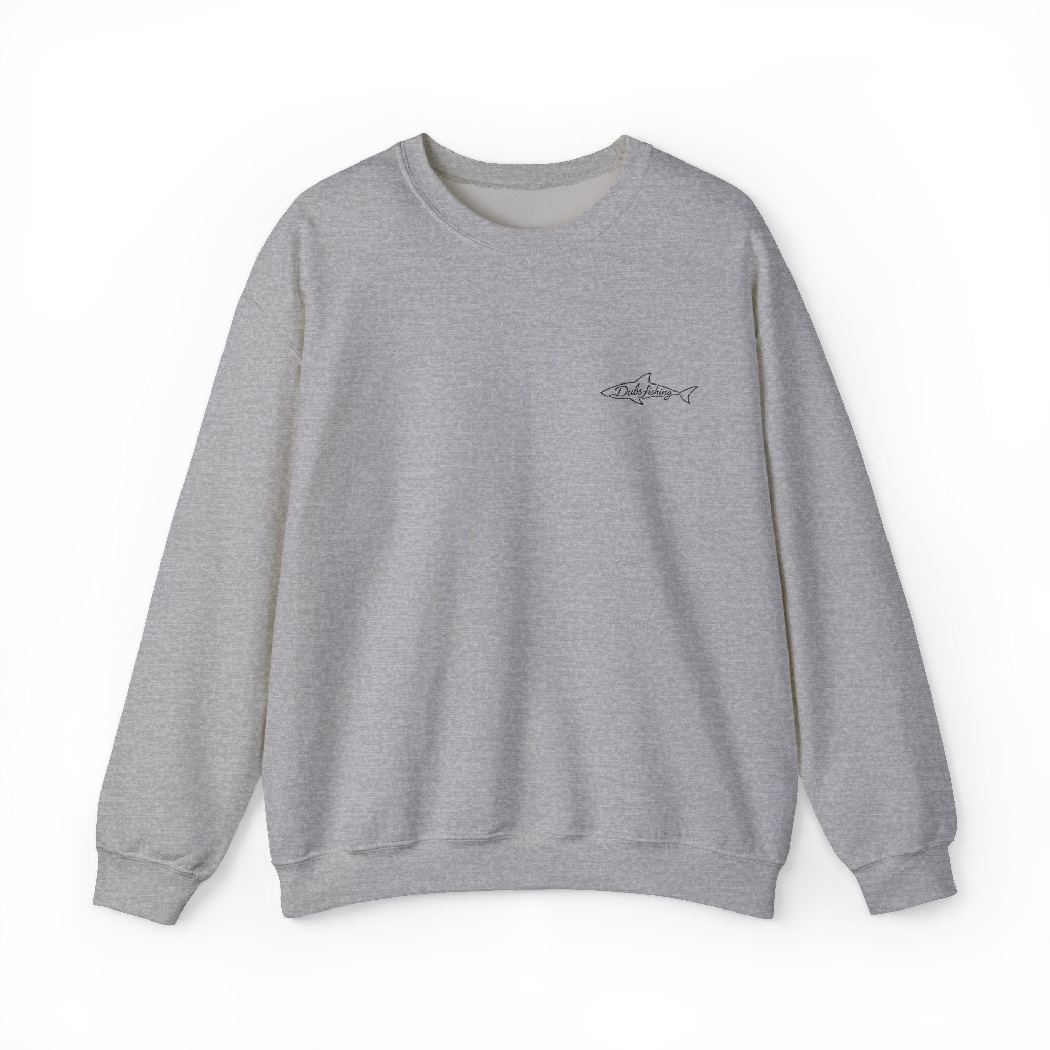 Shark Crewneck Sweatshirt | Black Embroidery