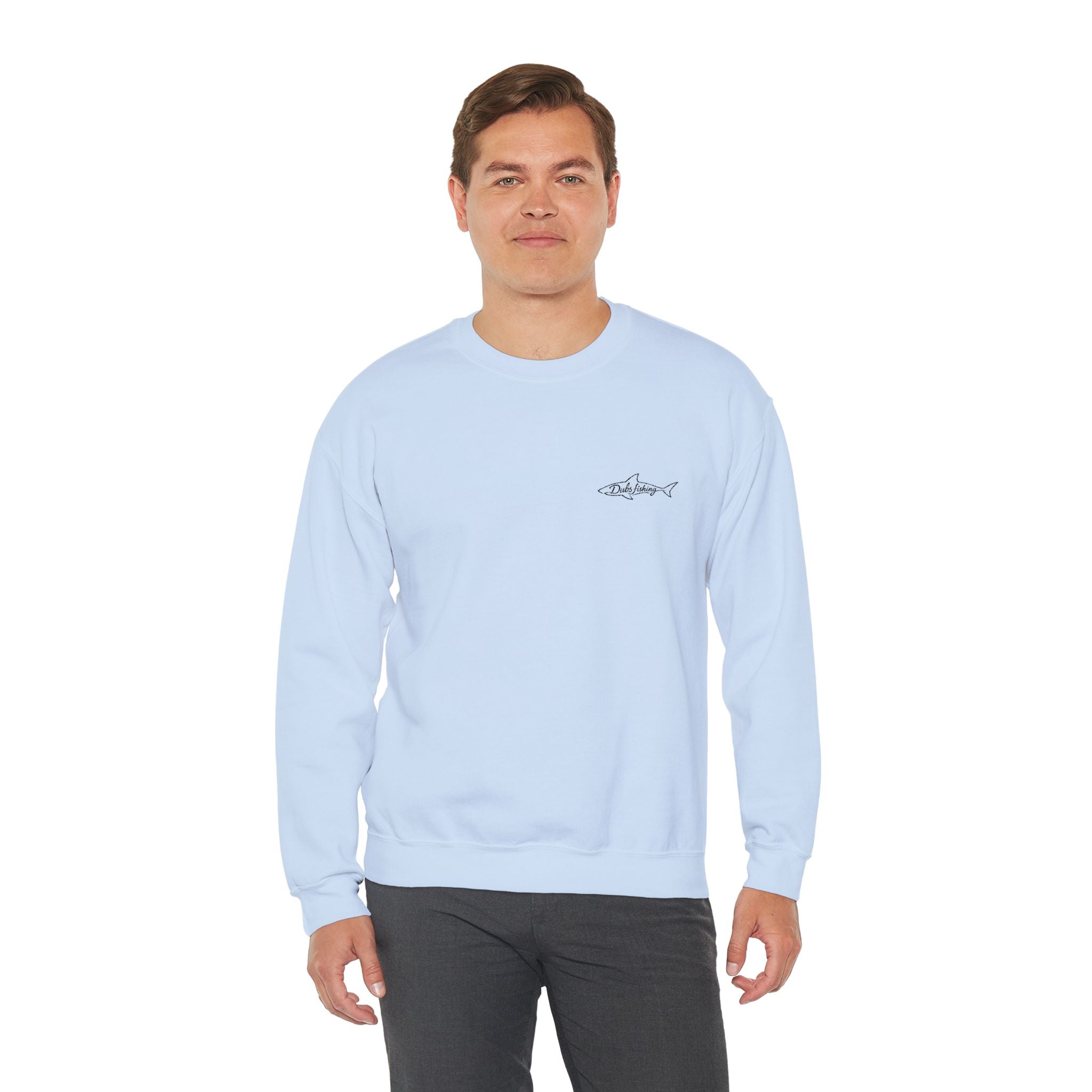 Shark Crewneck Sweatshirt | Black Embroidery