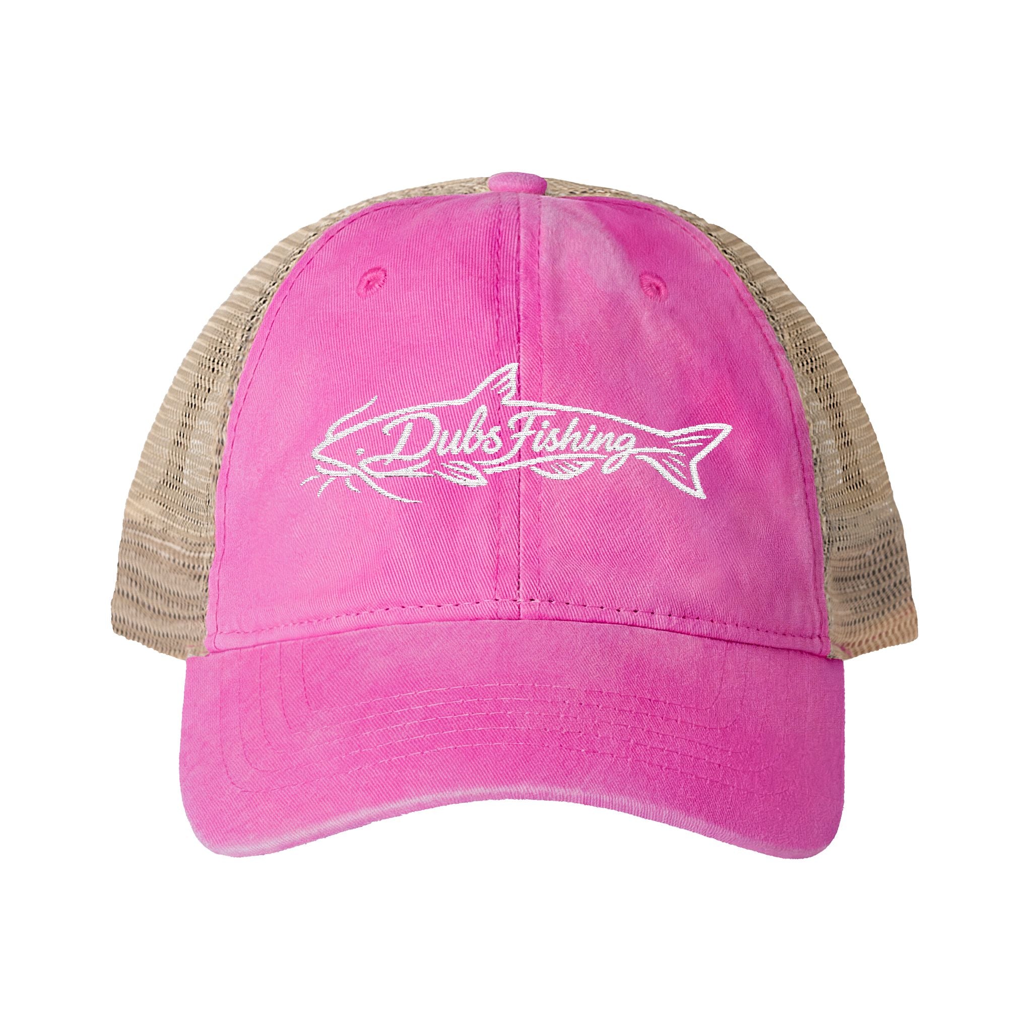 Women's Catfish Mesh-Back Cap | White Embroidery