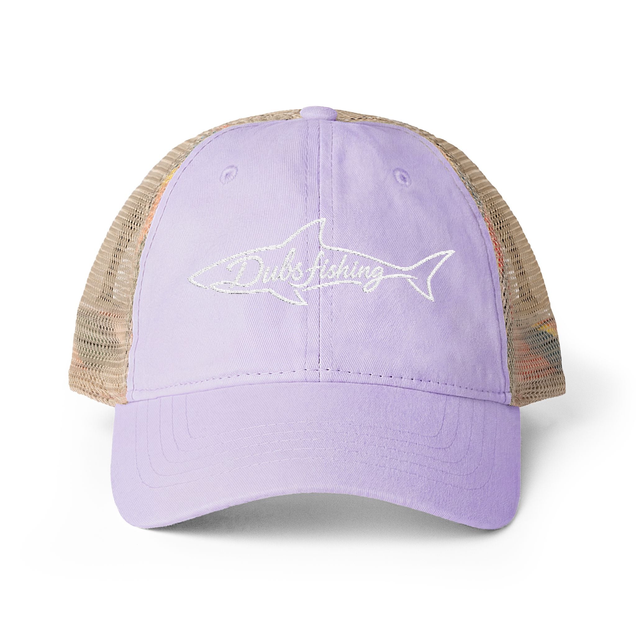 Women's Shark Mesh-Back Hat | White Embroidery