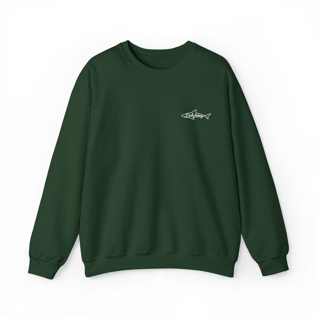 Shark Crewneck Sweatshirt | White Embroidery