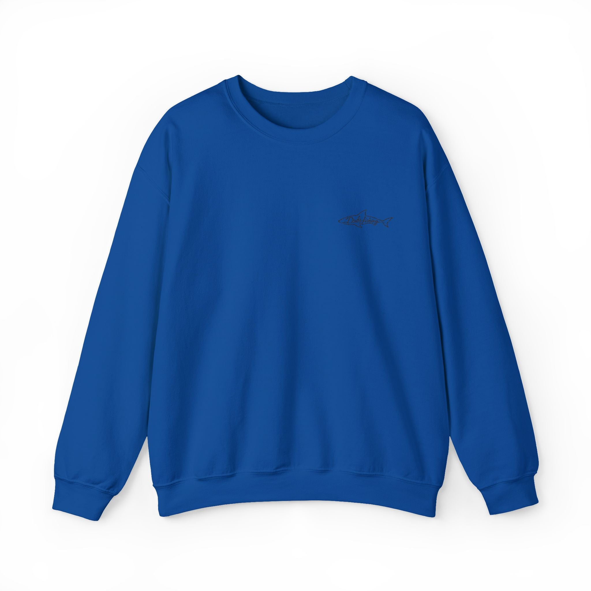 Shark Crewneck Sweatshirt | Black Embroidery