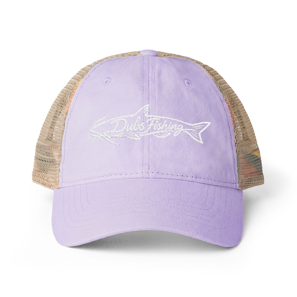 Women's Catfish Mesh-Back Cap | White Embroidery