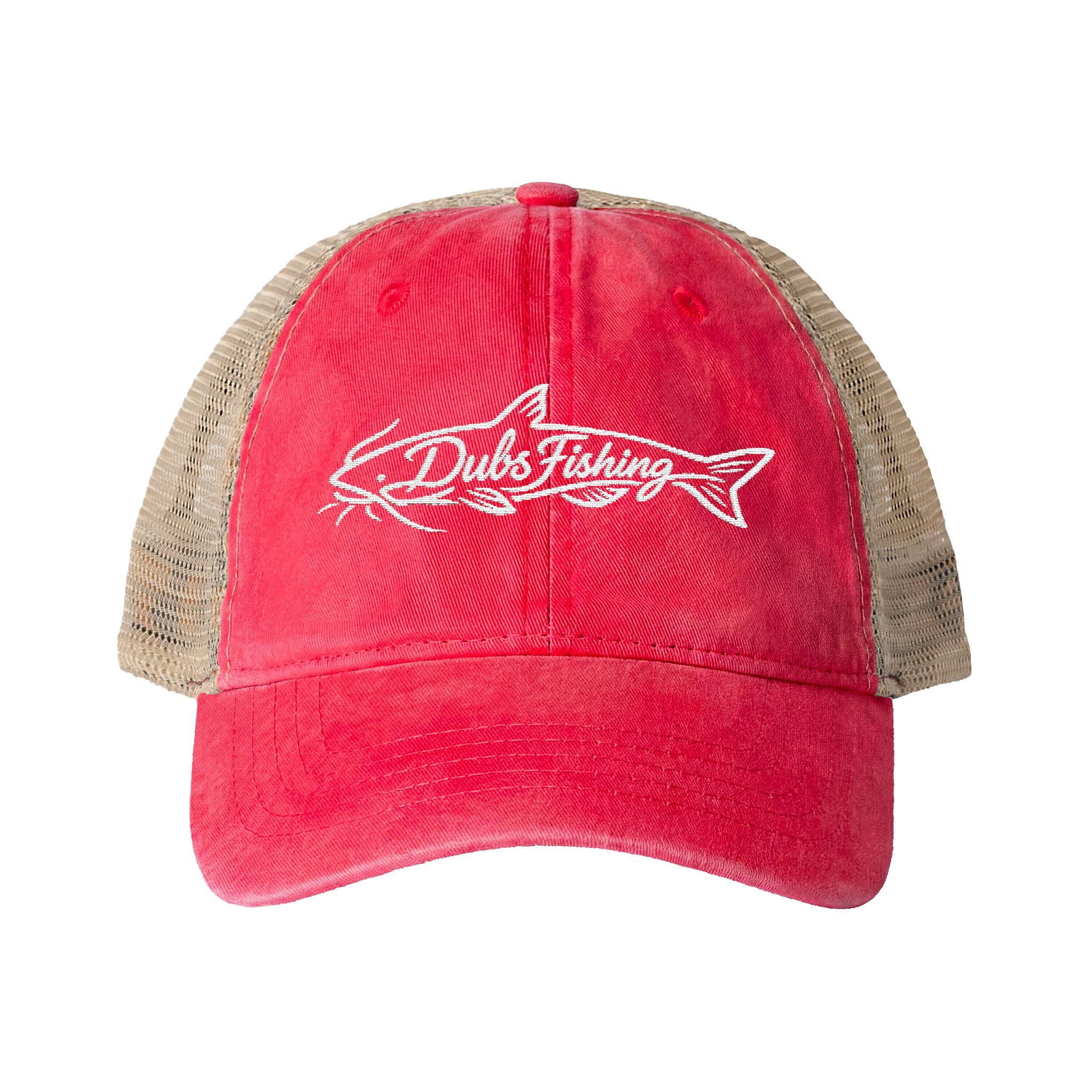 Women's Catfish Mesh-Back Cap | White Embroidery