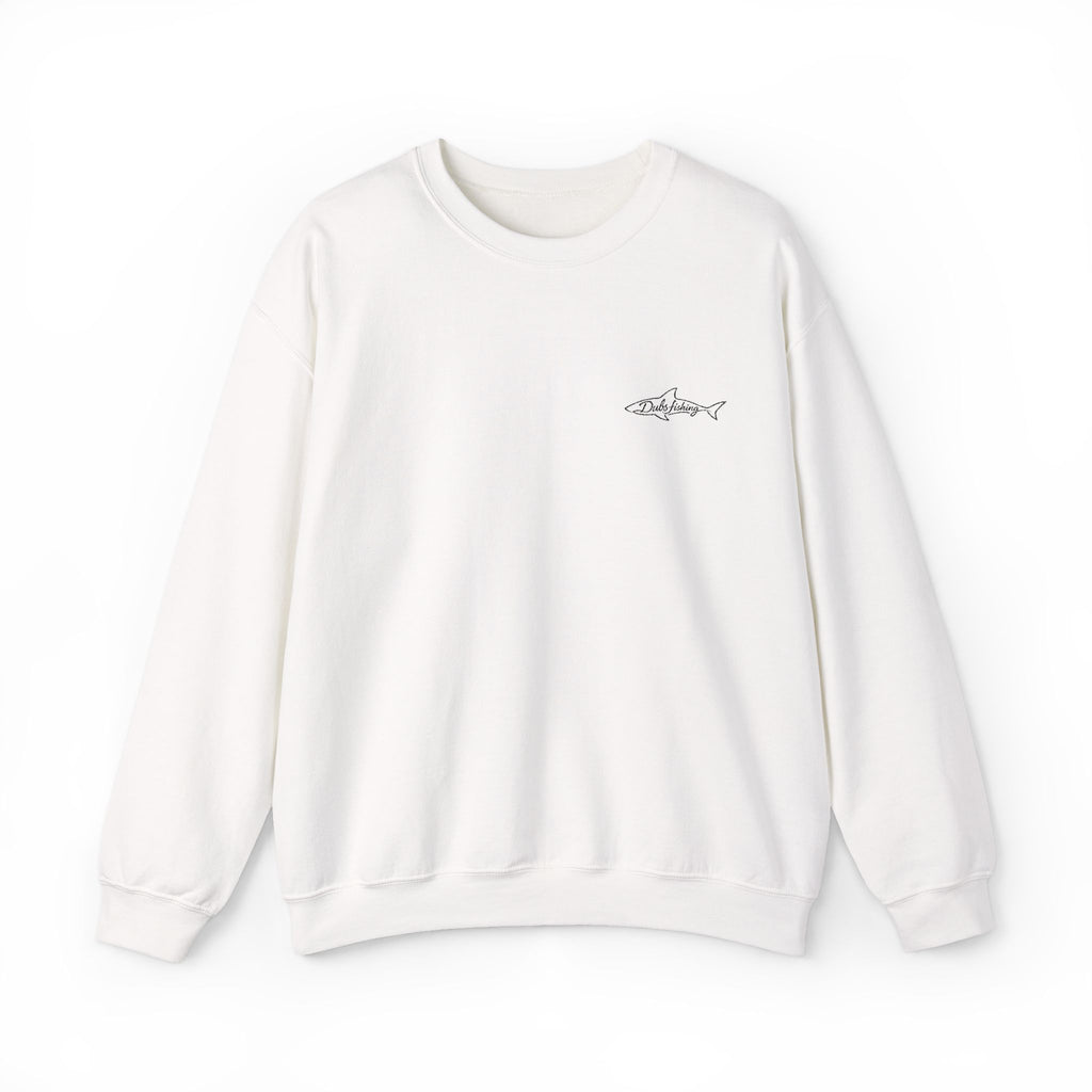 Shark Crewneck Sweatshirt | Black Embroidery